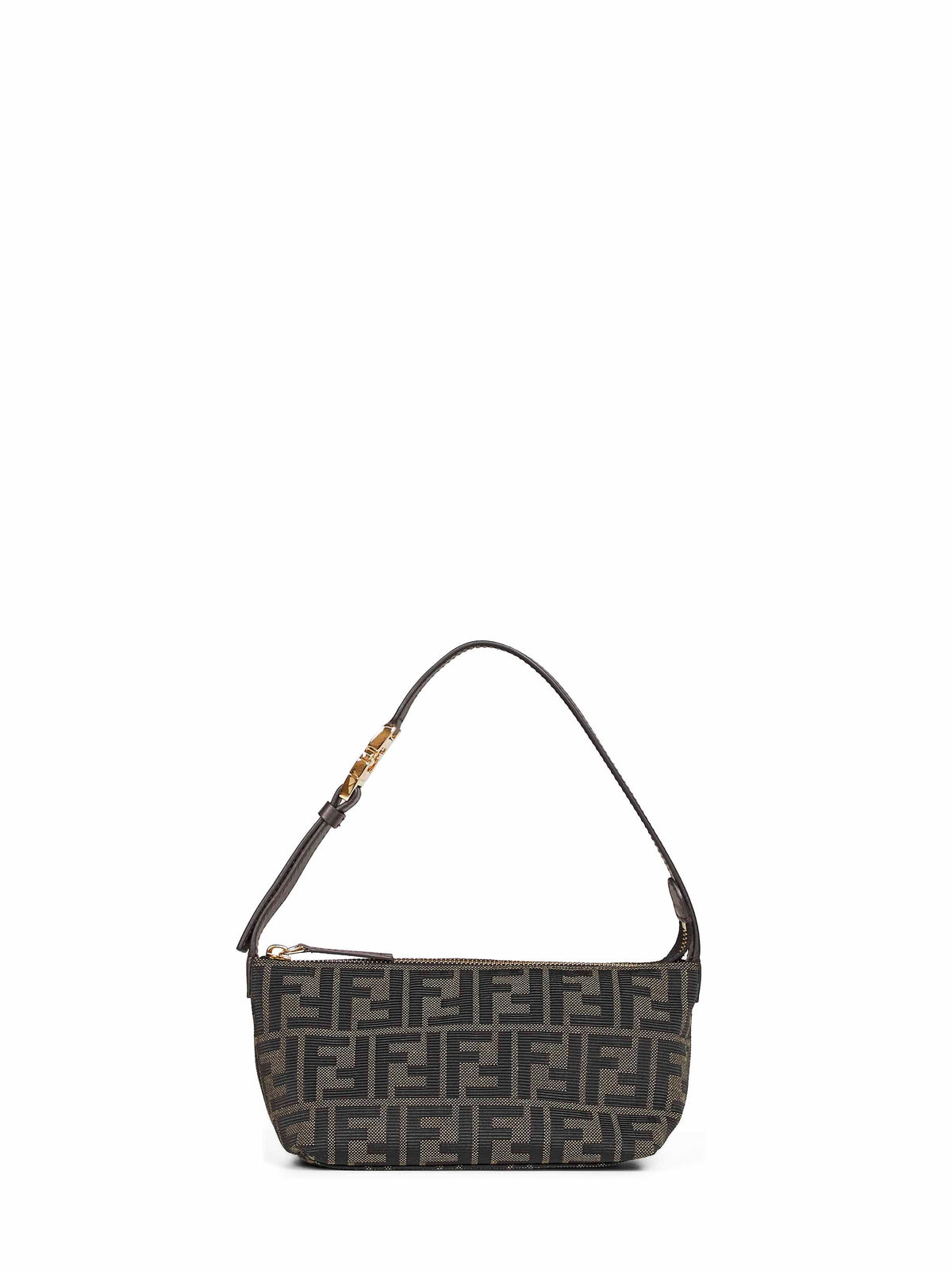 Fendi Women Brown Vanity Monogram Hand Bag <Br/> FENDI