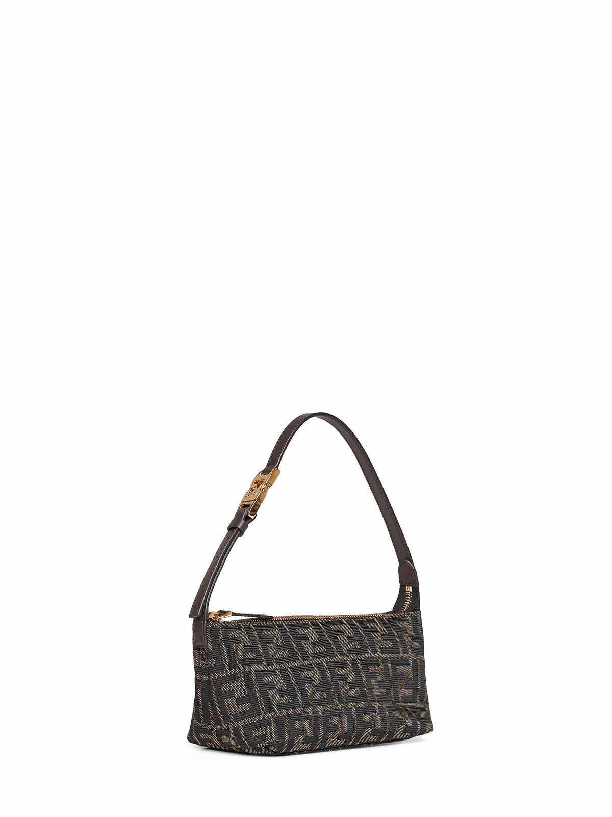 Fendi Women Brown Vanity Monogram Hand Bag <Br/> FENDI