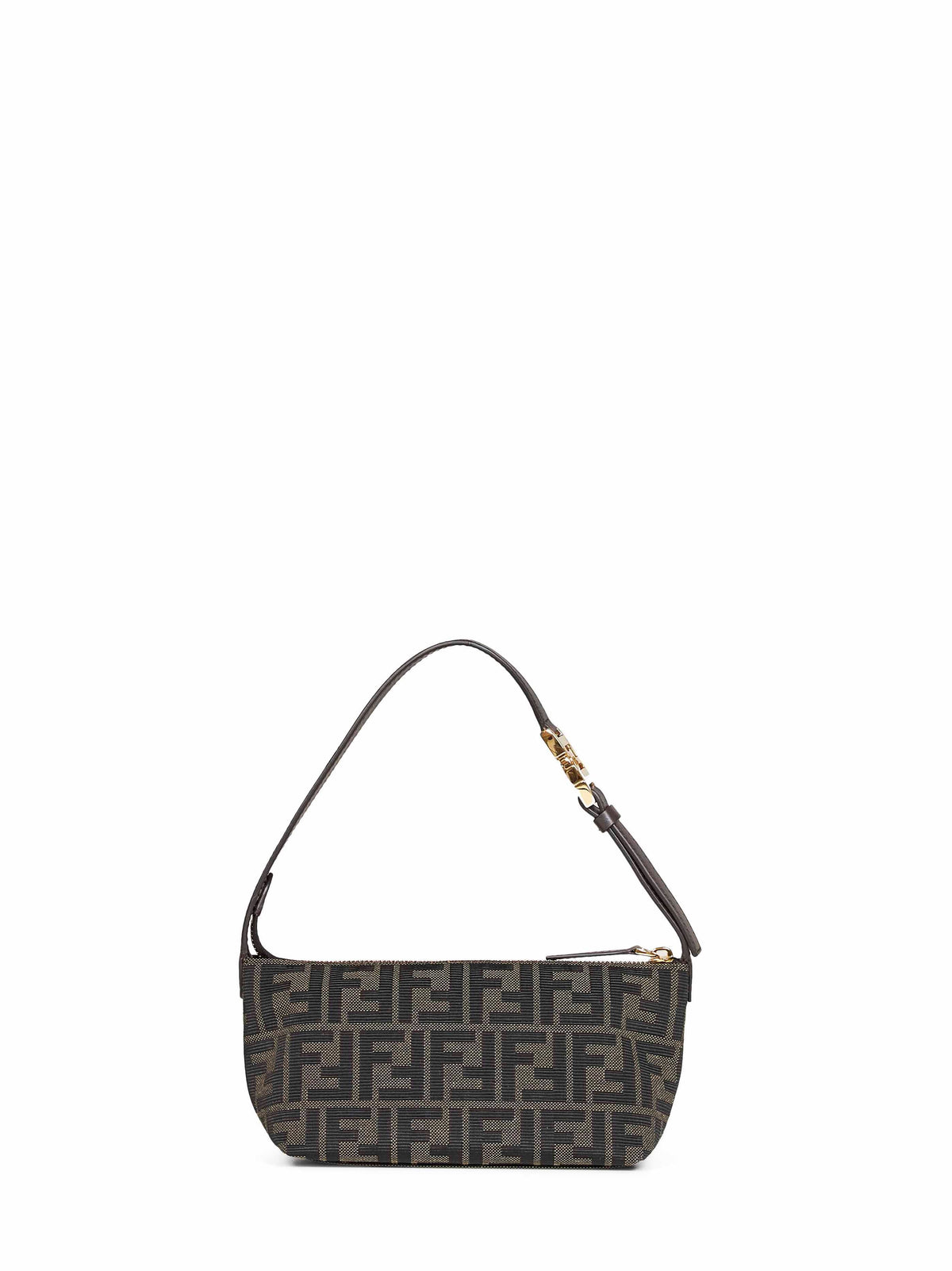 Fendi Women Brown Vanity Monogram Hand Bag <Br/> FENDI