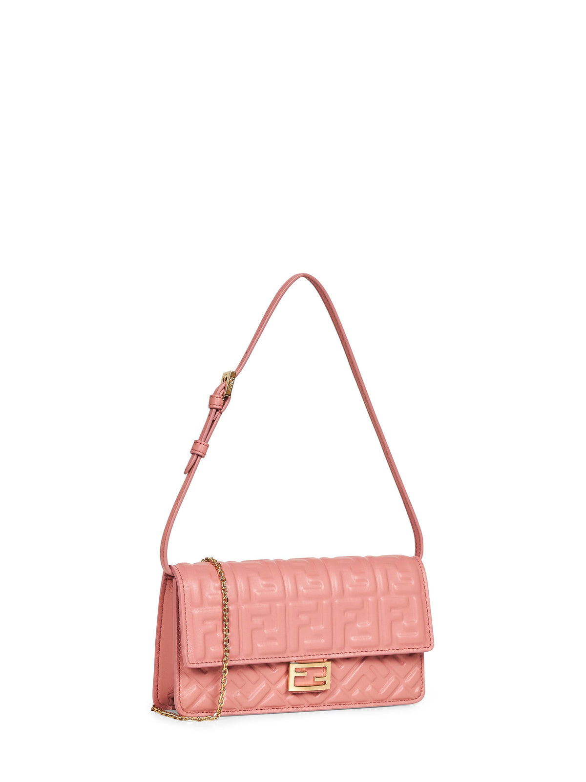 Fendi Women Pink Wallet On Chain Baguette Minibag FENDI