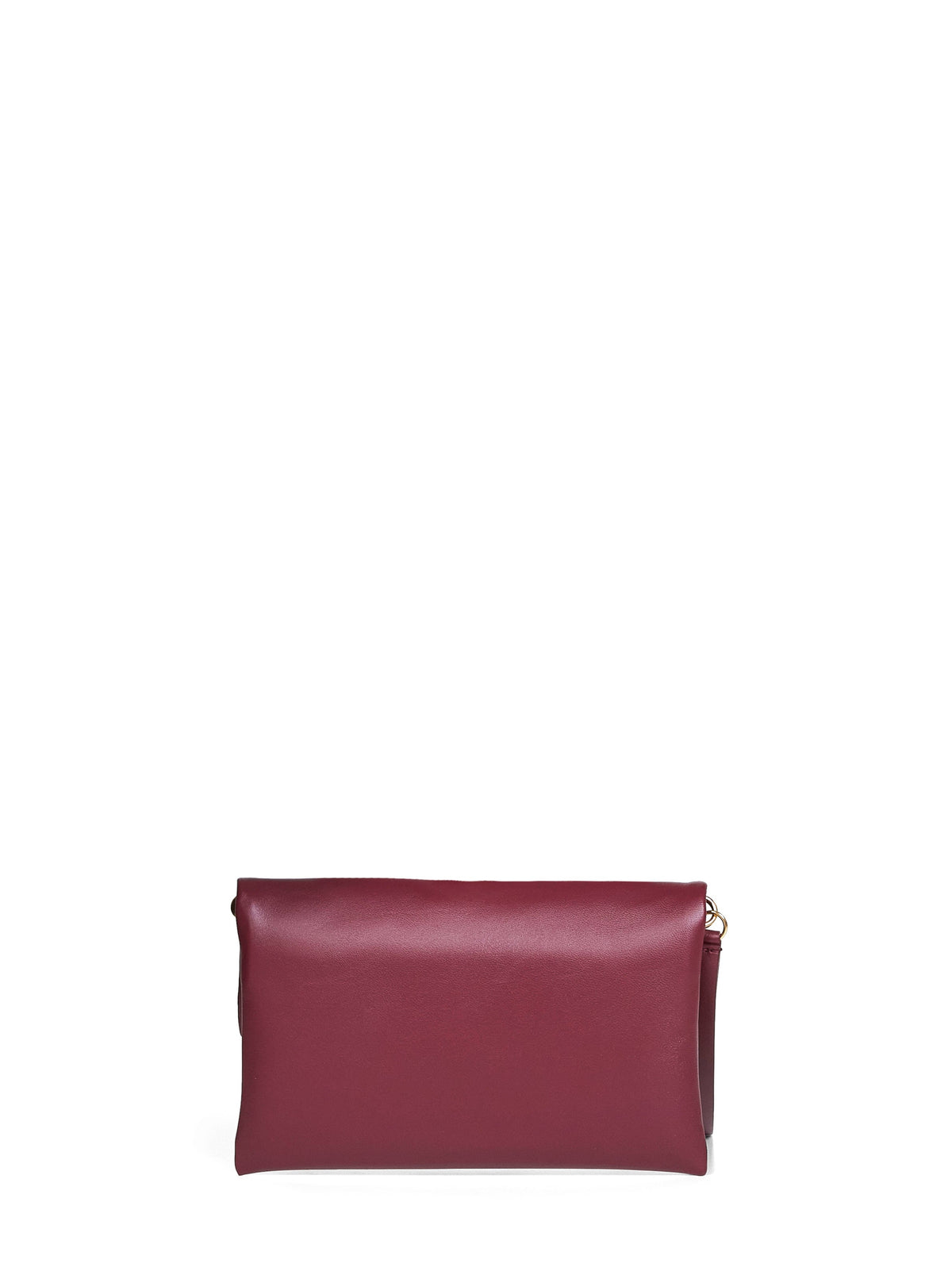 Fendi Women Burgundy Mamma Baguette Pouch Clutch FENDI