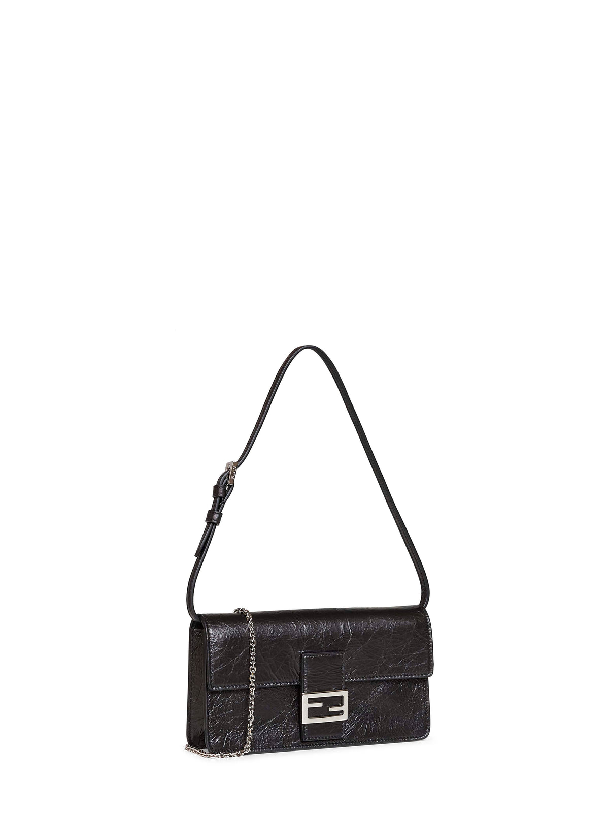 Fendi Women Black Wallet On Chain Minibag FENDI