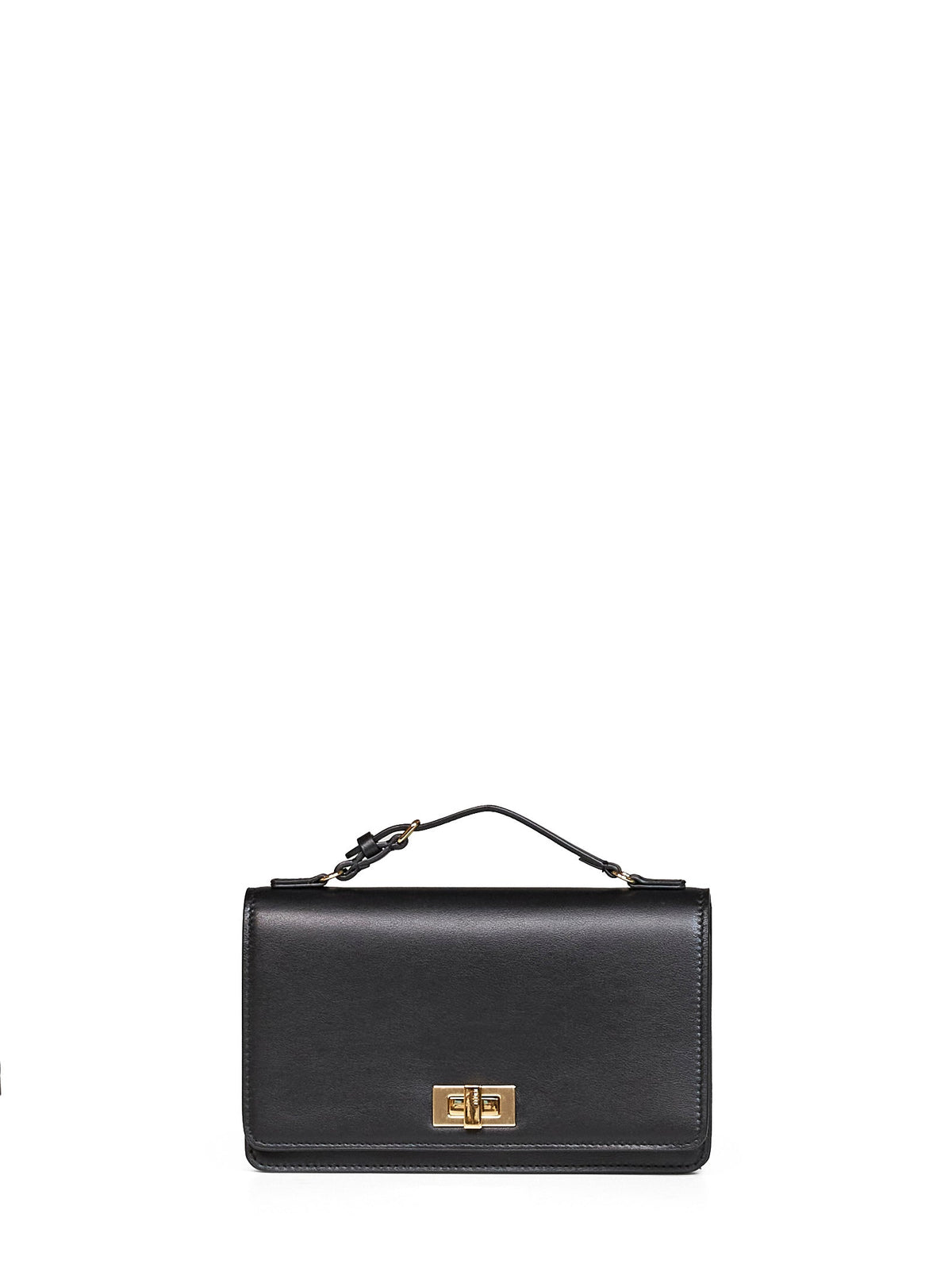 Fendi Women Black Peekaboo Wallet On Chain FENDI