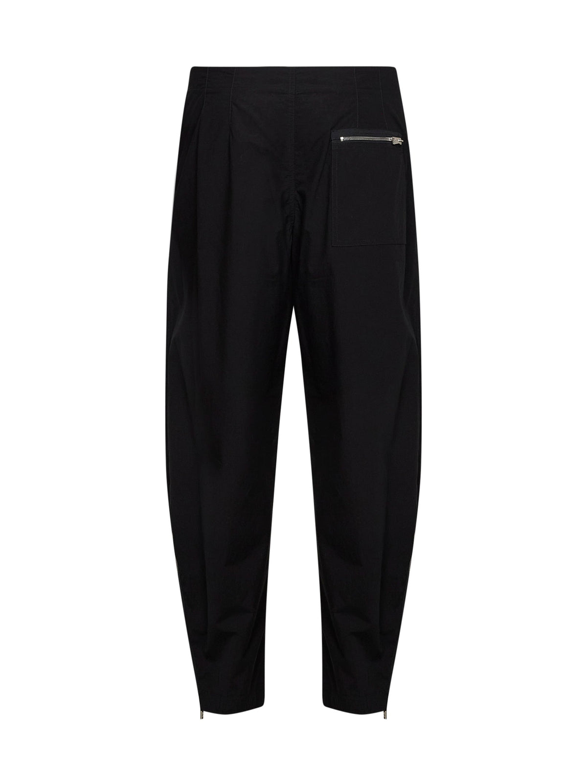 Fendi Women Black Parachute Canvas Cargo Trousers FENDI