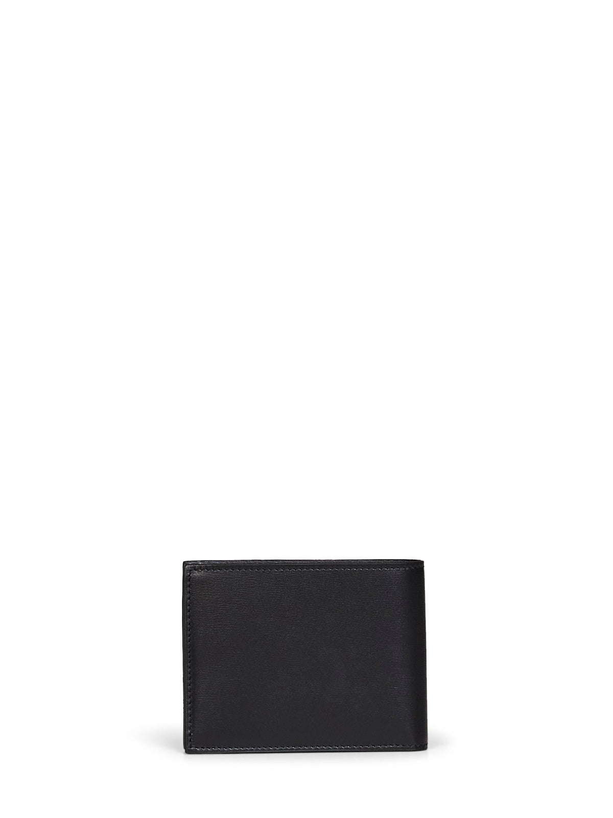 Ferragamo Men Black Palmellato Calfskin Leather Florence Classic Wallet FERRAGAMO