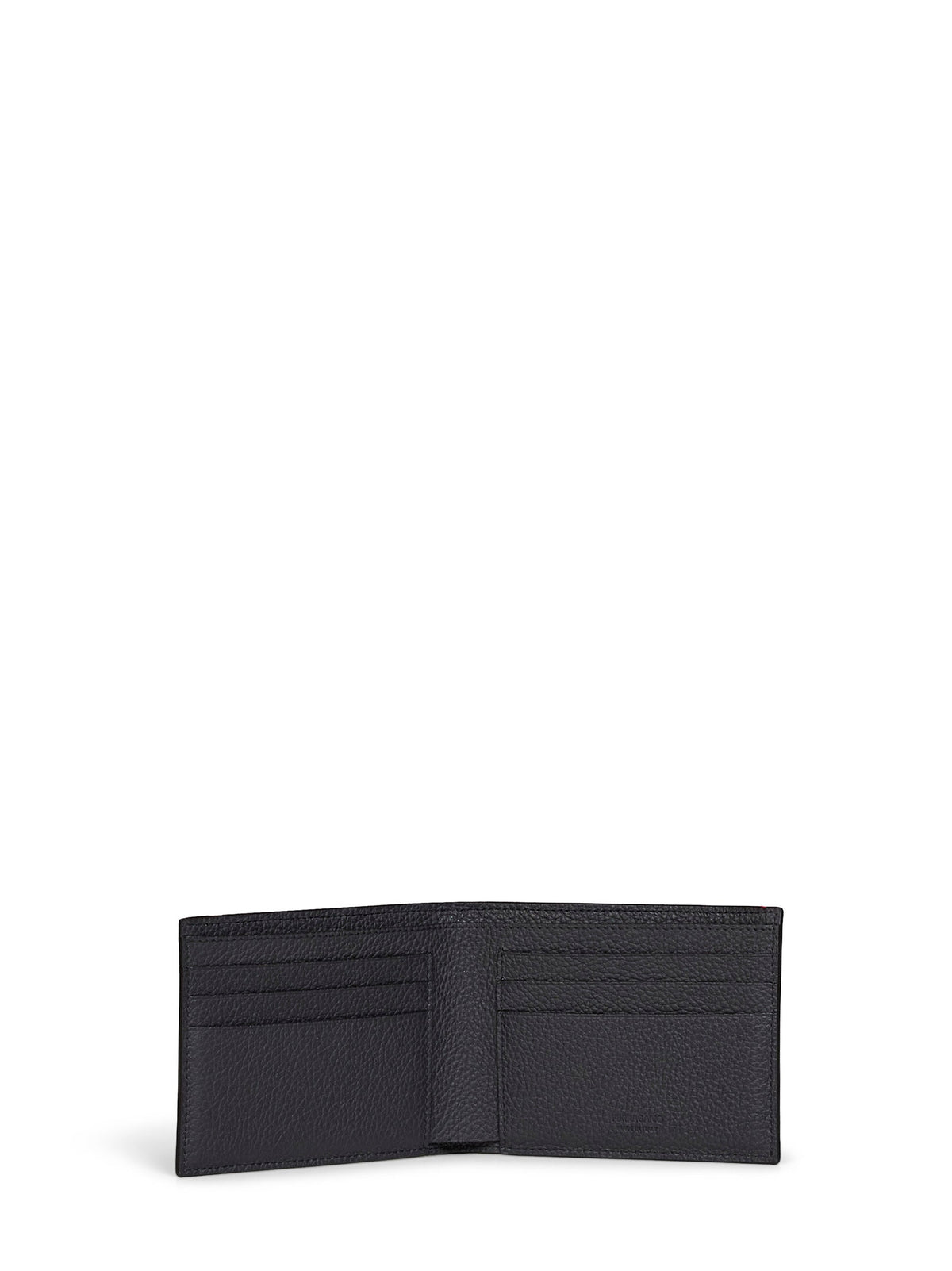 Ferragamo Men Black And Grey Ferragamo Monogram Wallet FERRAGAMO