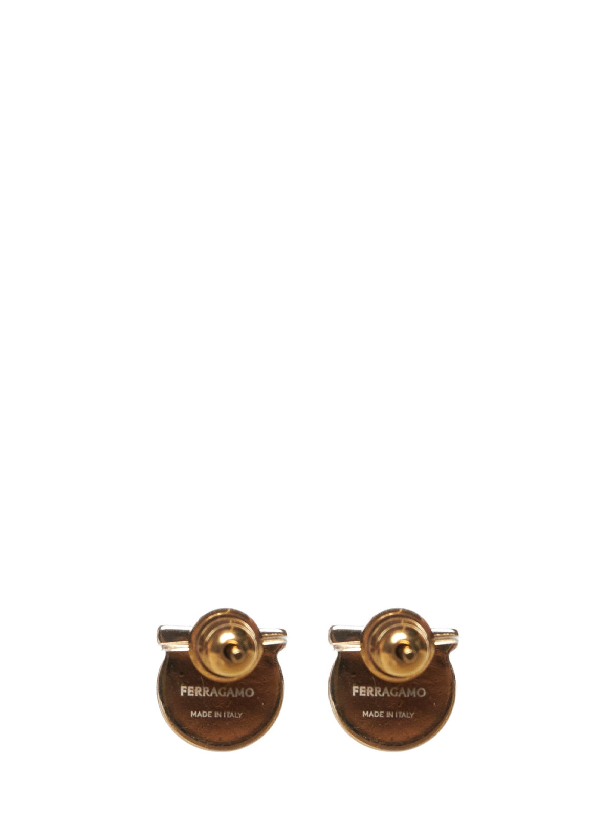 Ferragamo Women Gancini Pearl Earrings Ferragamo FERRAGAMO