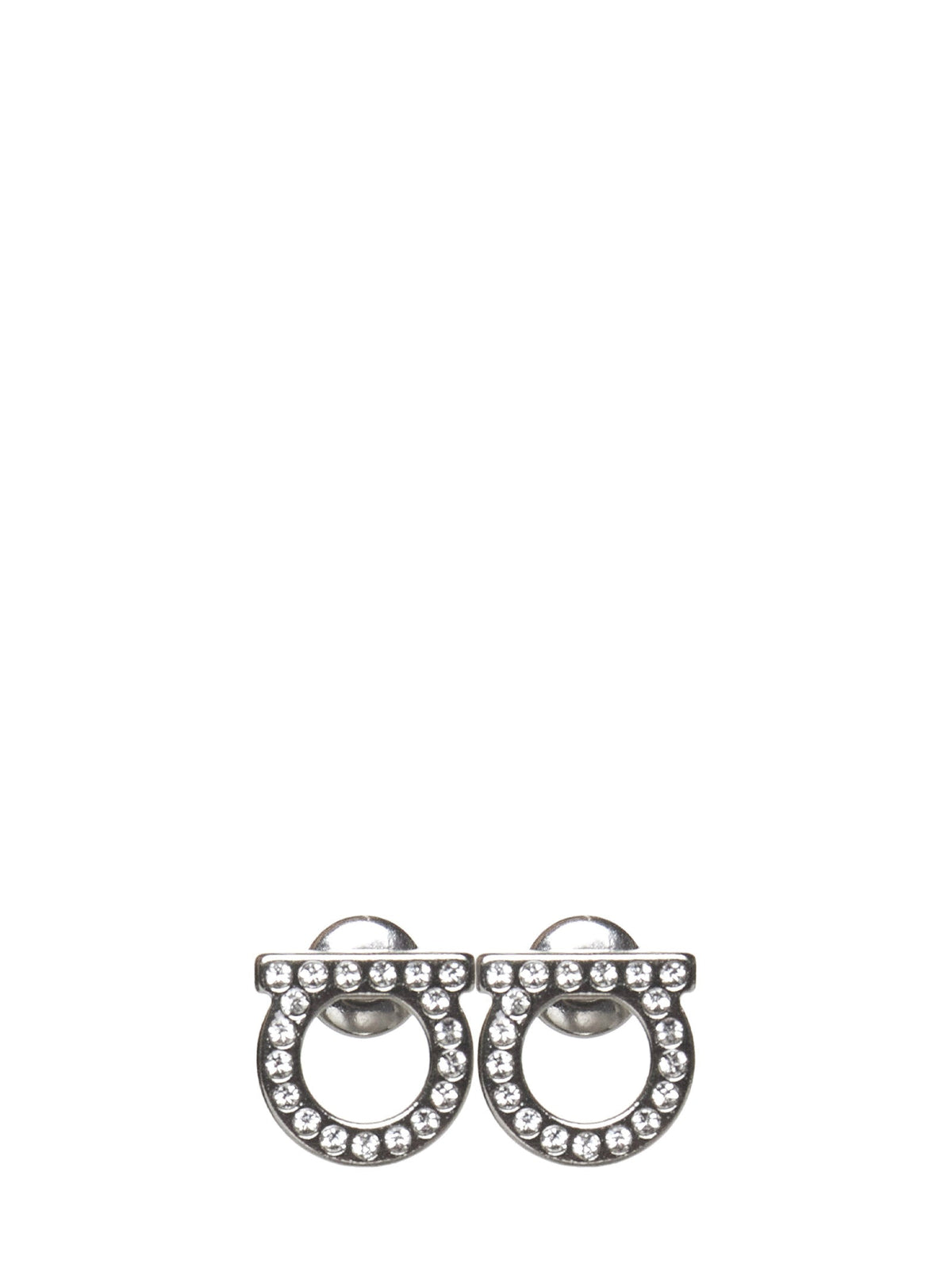 Ferragamo Women Gancini Crystal Earrings FERRAGAMO