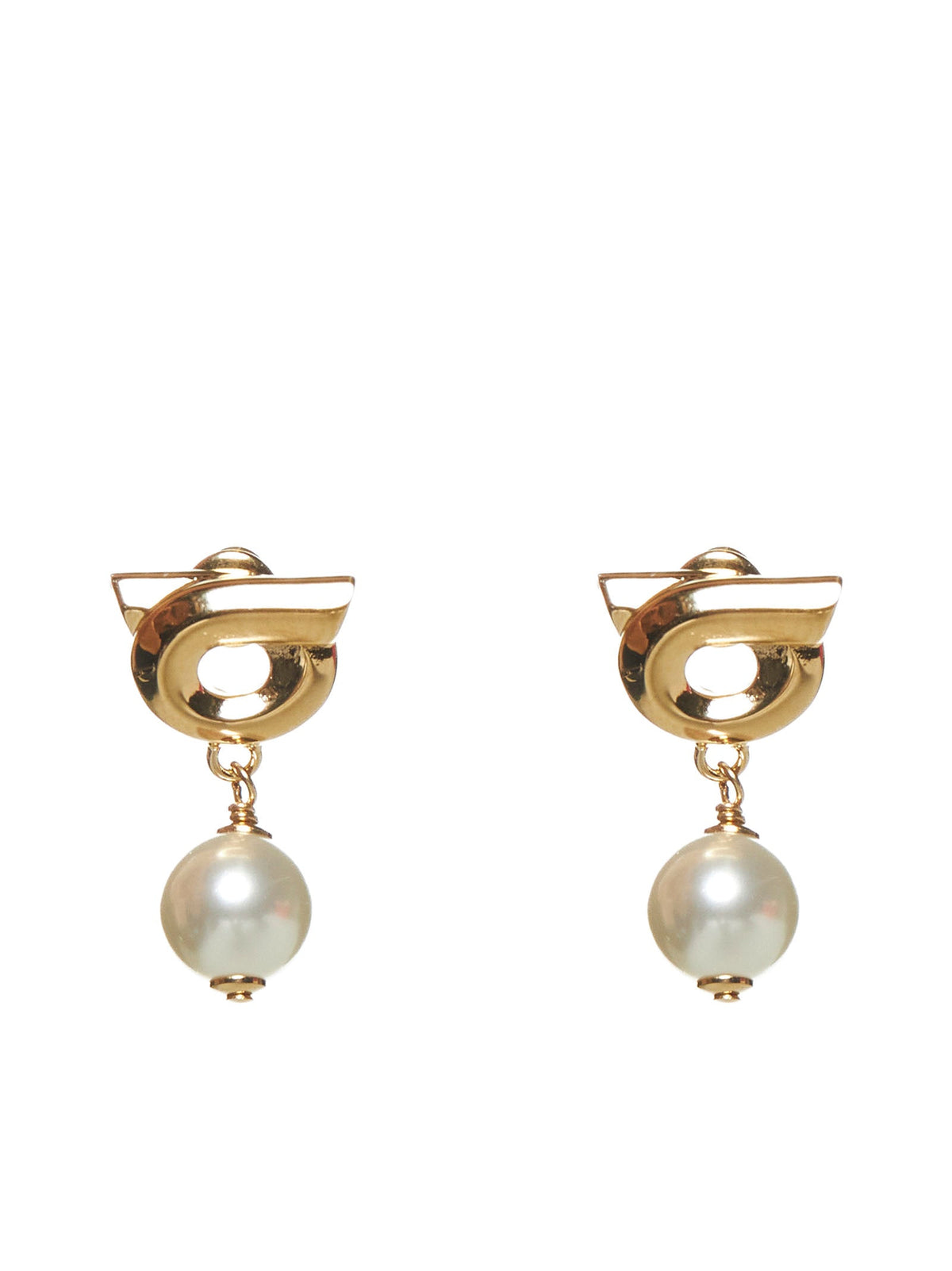 Ferragamo Women Hook Earrings With Pearls Bijoux FERRAGAMO