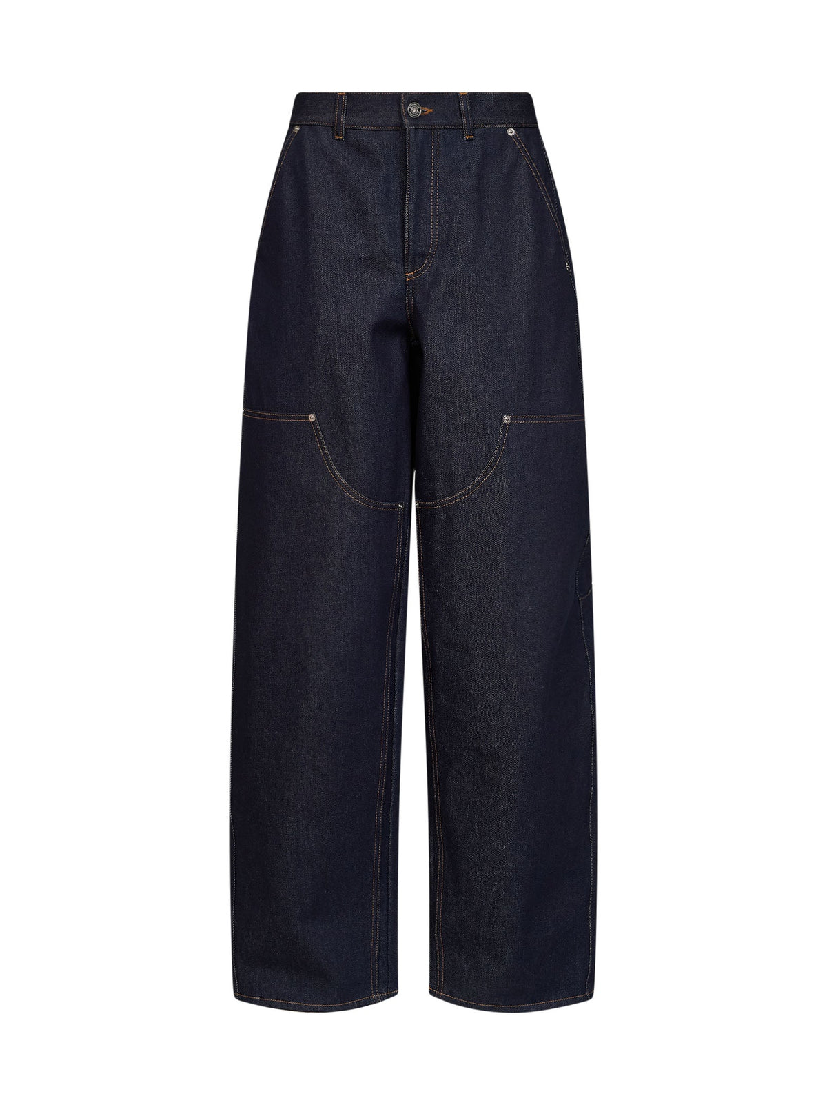 Givenchy Women Dark Blue Stretch Denim Cocoon Jeans GIVENCHY