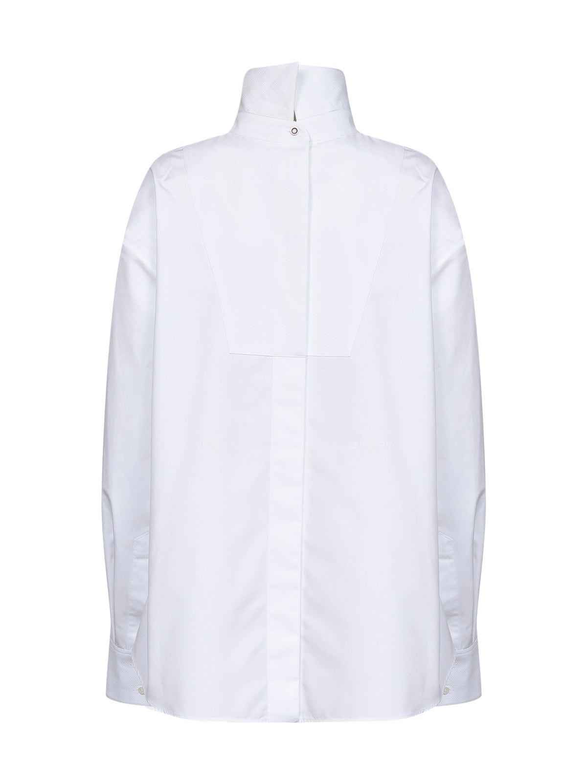 Givenchy Women White Poplin Back-To-Front Shirt GIVENCHY
