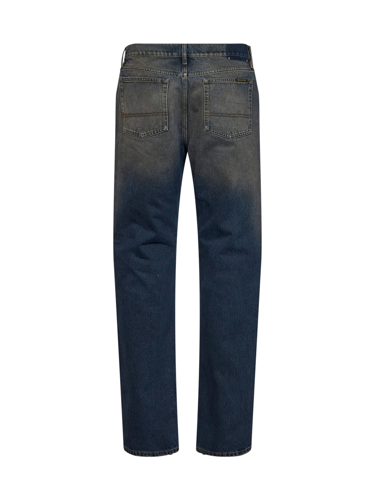 Golden Goose Men Blue Cotton Denim Journey Patrick Straight Jeans GOLDEN GOOSE