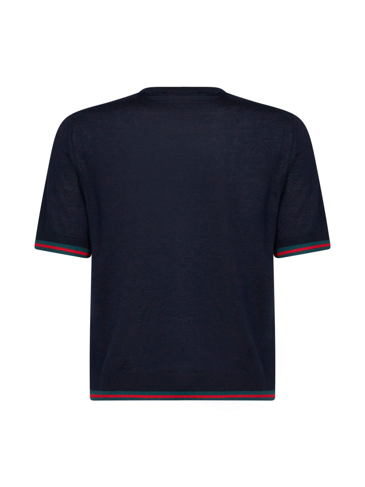 Gucci Women Blue Cashmere Knitted Top GUCCI