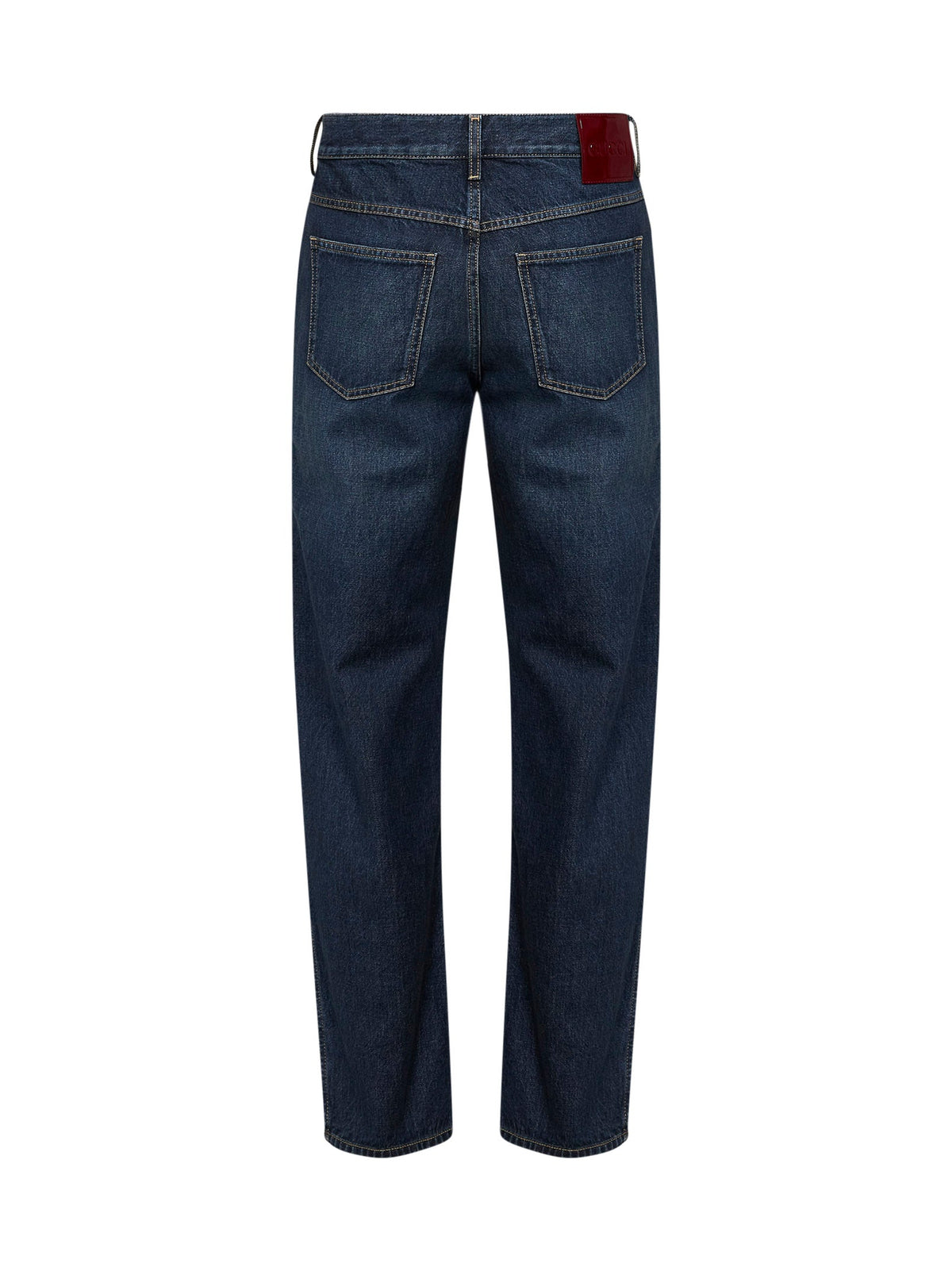 Gucci Men Blue Slim-Fit Cotton Denim Jeans GUCCI