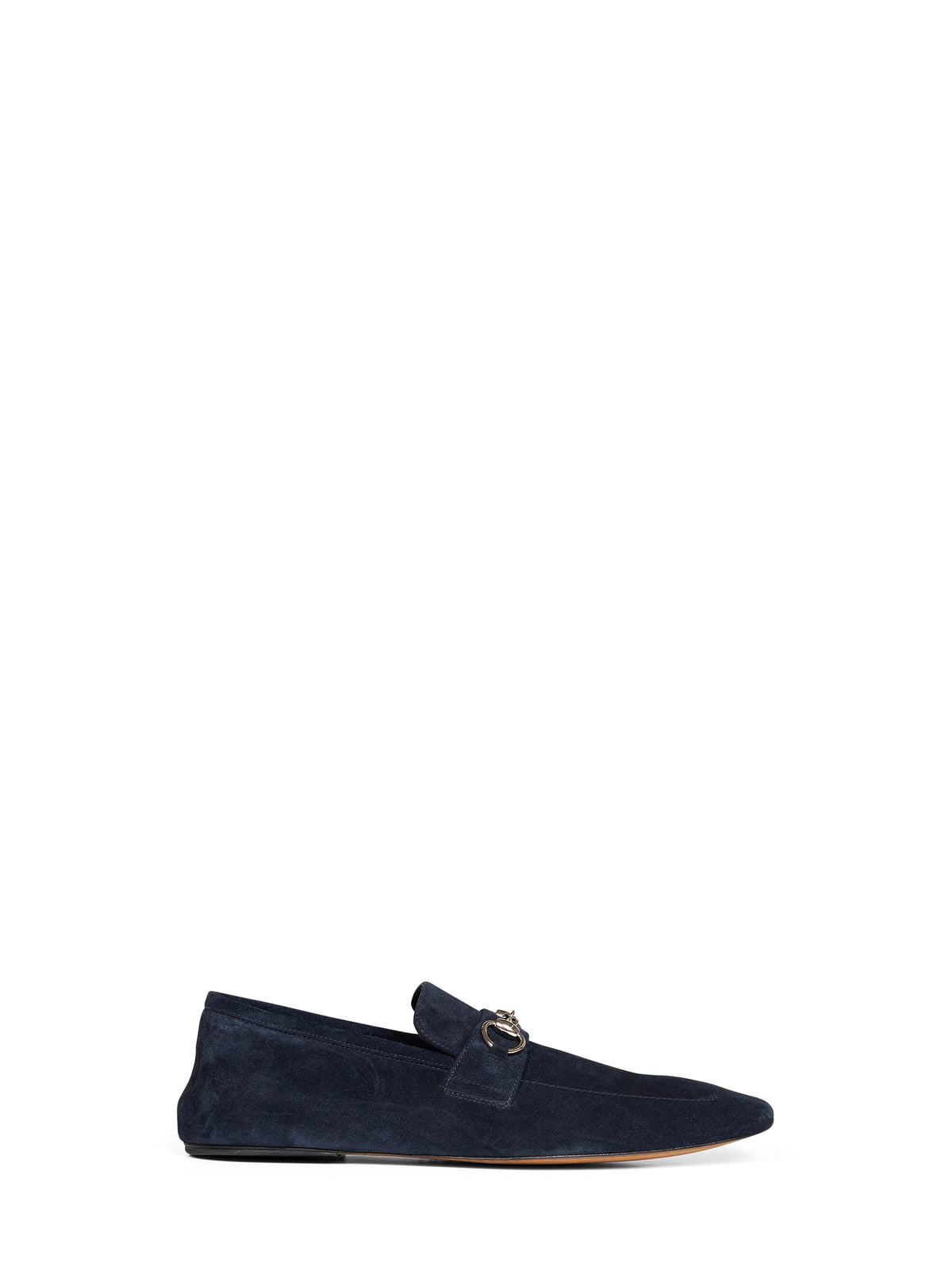 Gucci Men Blue Ragazzo Suede Loafers GUCCI