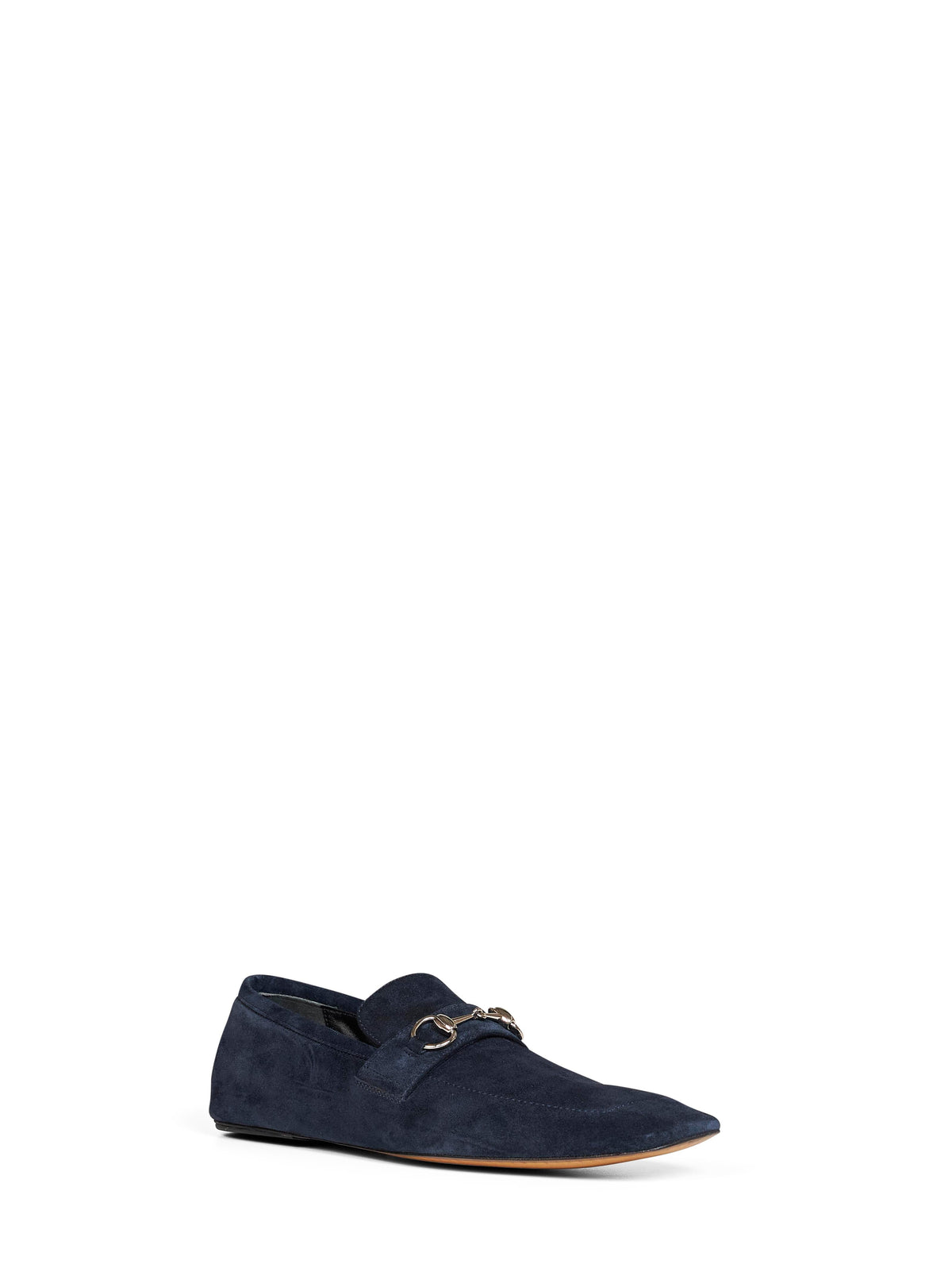 Gucci Men Blue Ragazzo Suede Loafers GUCCI