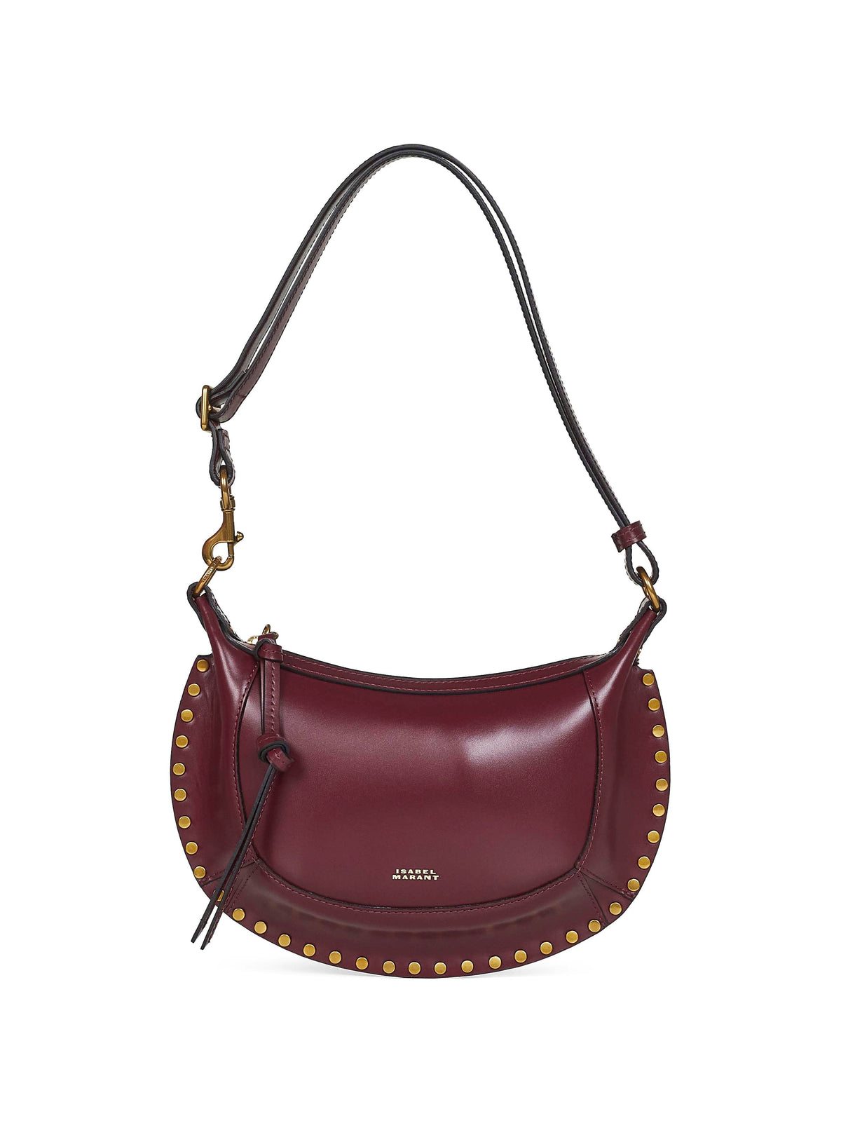 Isabel Marant Women Burgundy Oskan Moon Shoulder Bag ISABEL MARANT