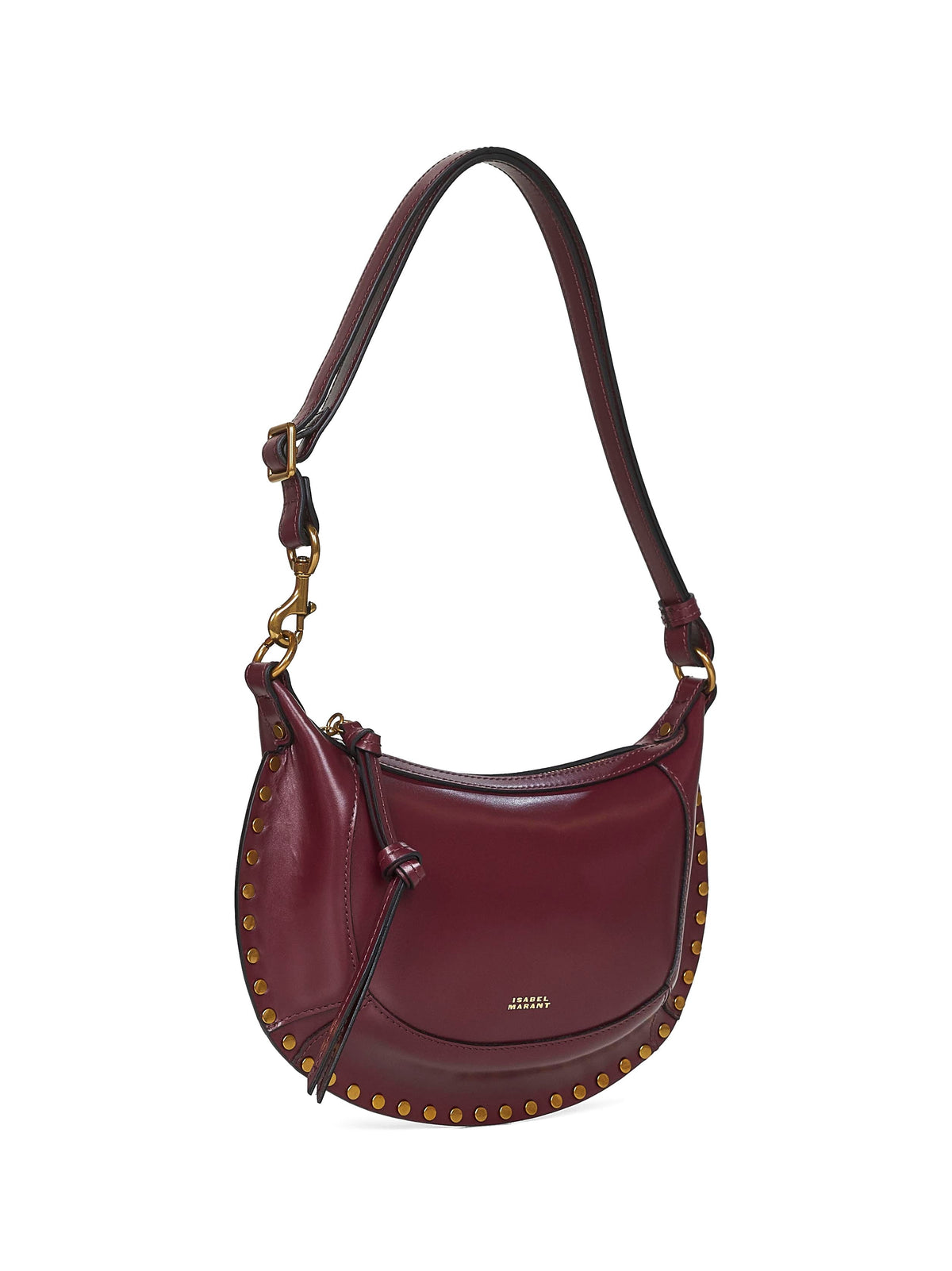 Isabel Marant Women Burgundy Oskan Moon Shoulder Bag ISABEL MARANT
