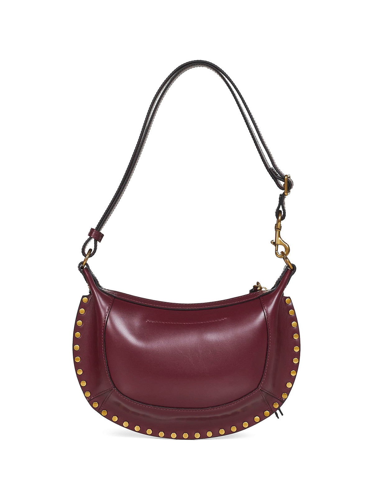 Isabel Marant Women Burgundy Oskan Moon Shoulder Bag ISABEL MARANT