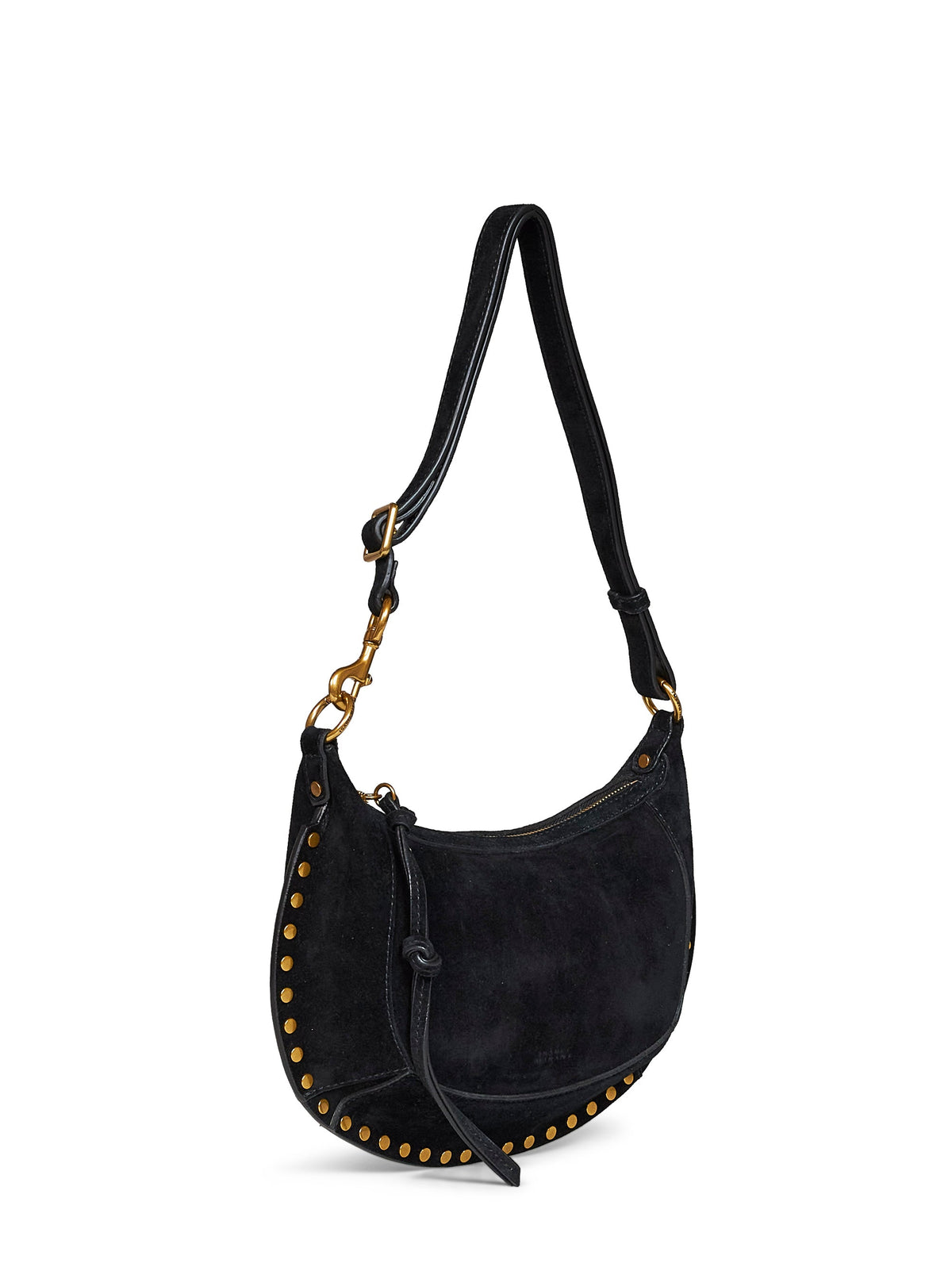 Isabel Marant Women Black Oskan Moon Shoulder Bag ISABEL MARANT