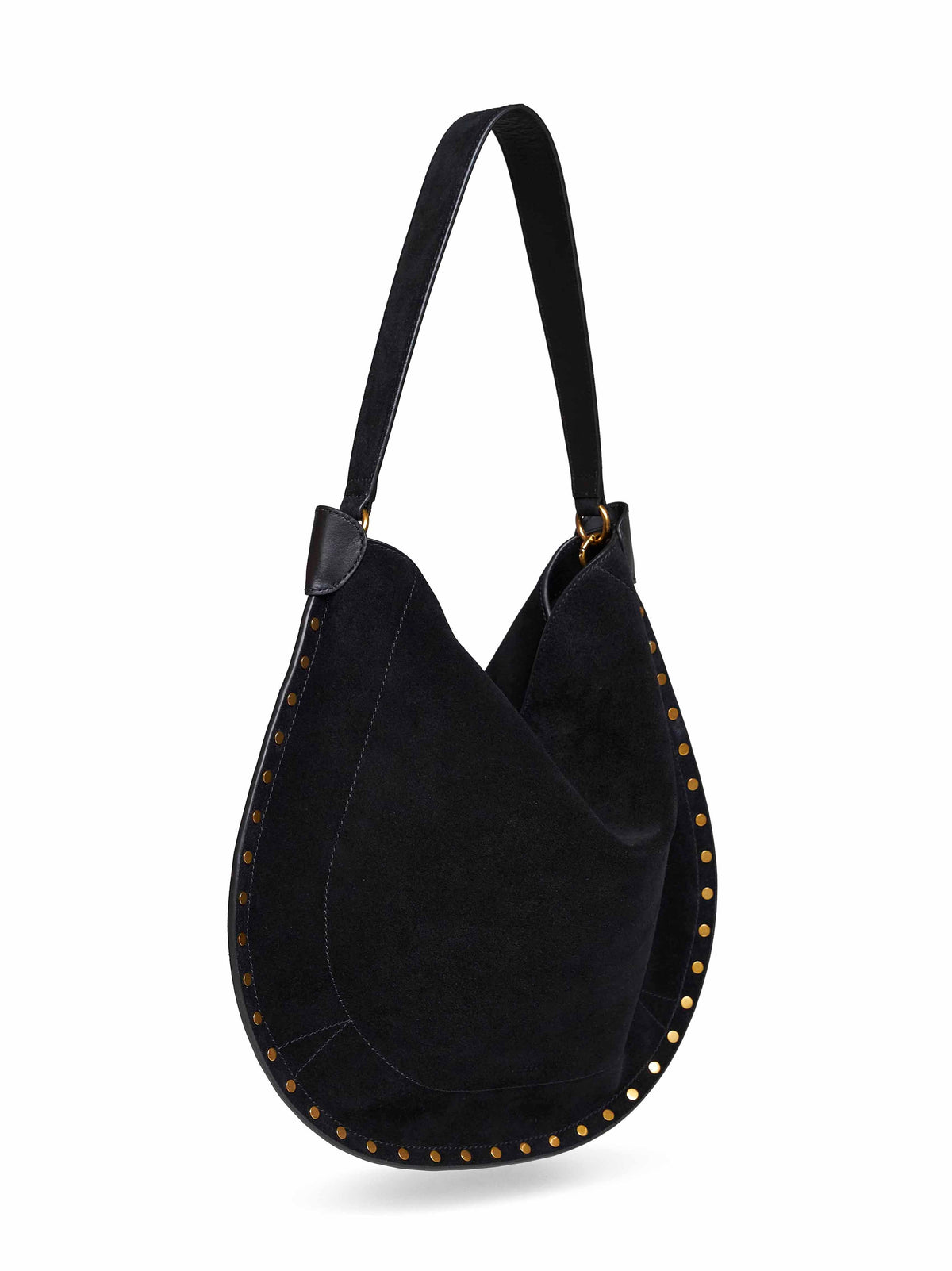 Isabel Marant Women Black Oskan Hobo Soft Shoulder Bag ISABEL MARANT