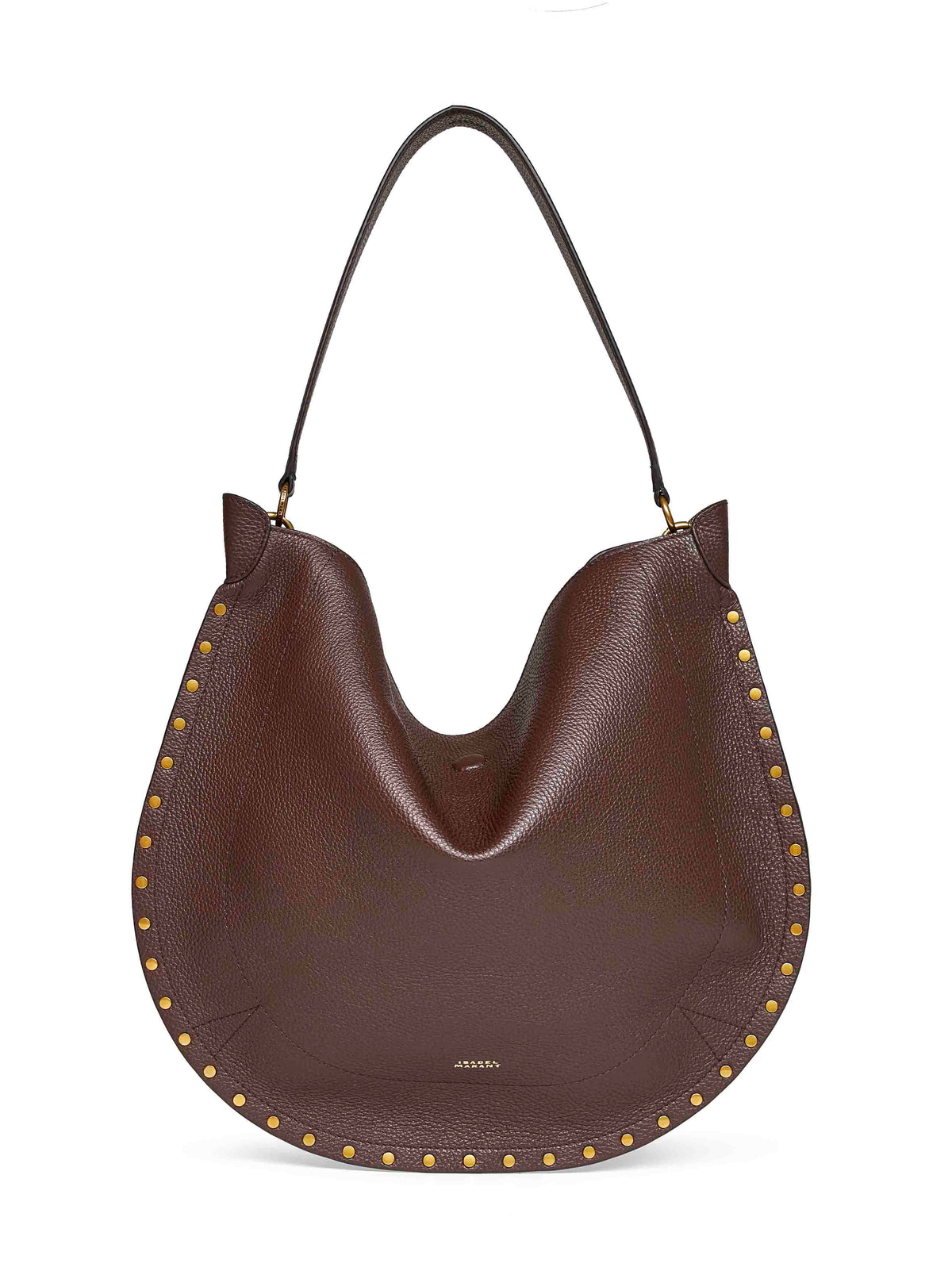 Isabel Marant Women Coffee Oskan Hobo Soft Shoulder Bag ISABEL MARANT