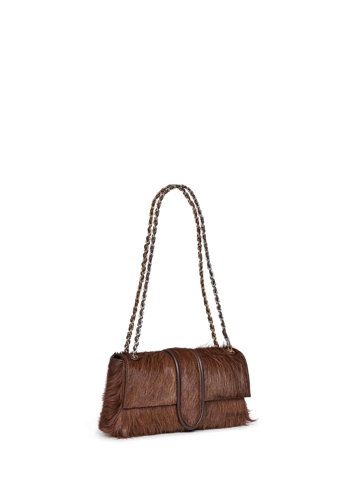 Jacquemus Women Brown The Chaine Bambino Shoulder Bag JACQUEMUS