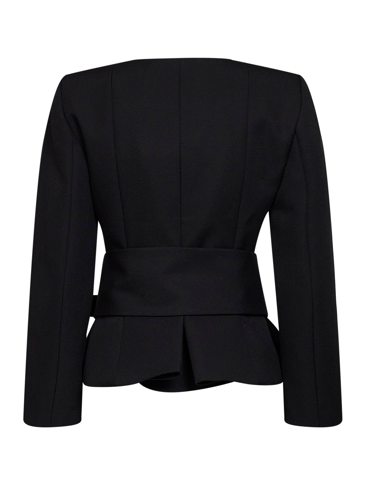Jacquemus Women Black Wool The Miami Fitted Belted Jacket JACQUEMUS
