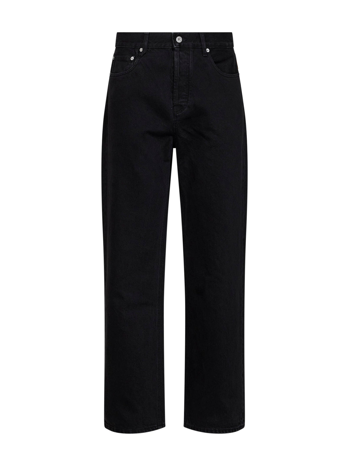 Jacquemus Men Black The Straight De-Nîmes Washed Denim Jeans JACQUEMUS