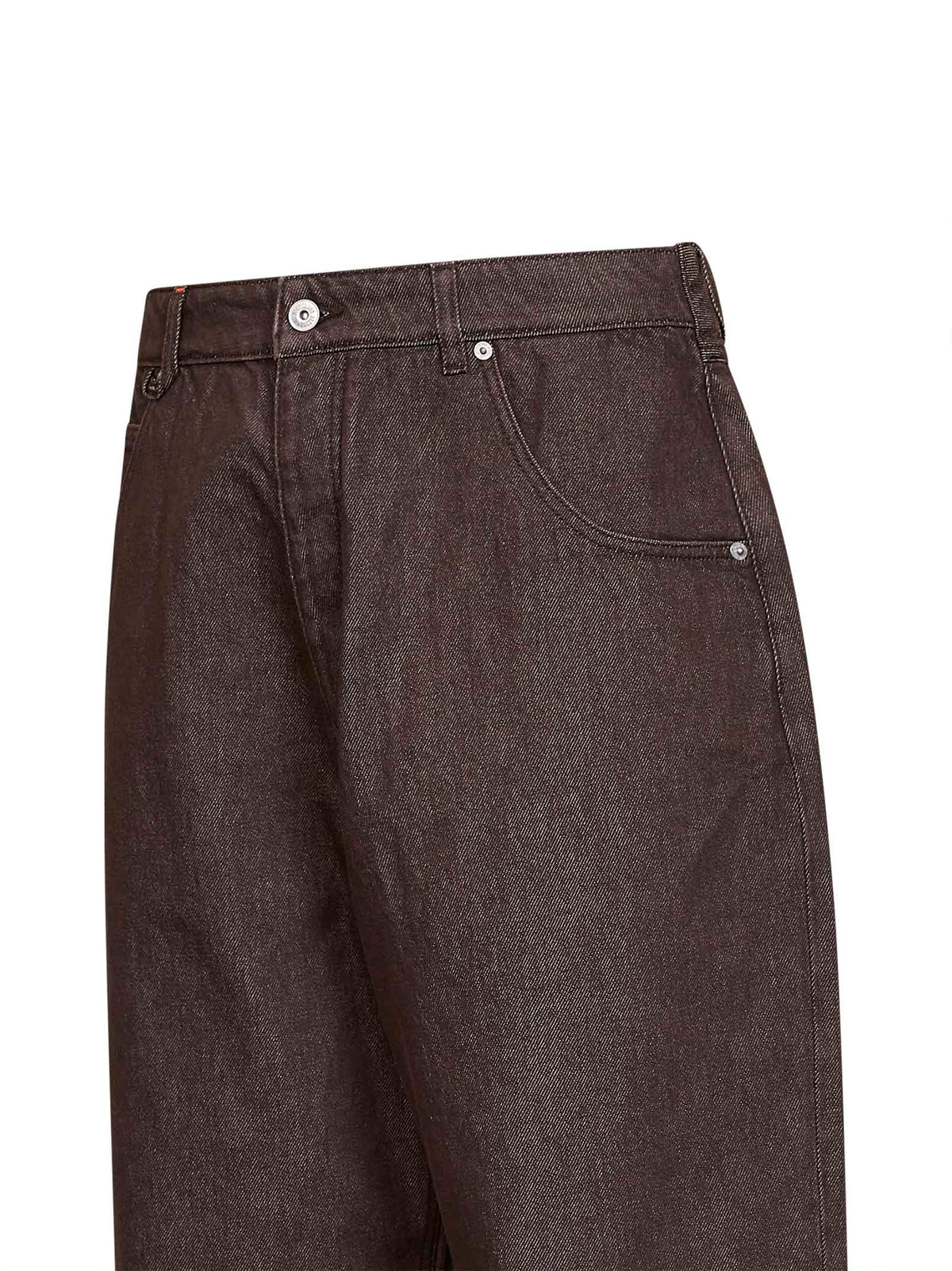 Jacquemus Men Brown The De-Nîmes Denim Tempo Curved-Leg Jeans JACQUEMUS