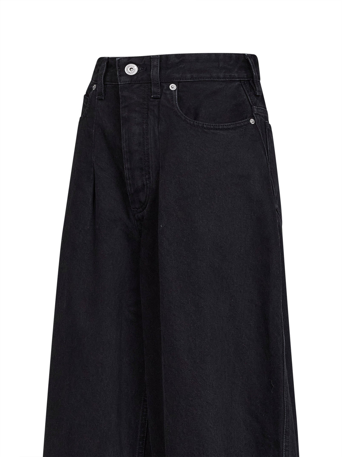 Jacquemus Women Black The Ovalo De-Nîmes Denim Jeans JACQUEMUS