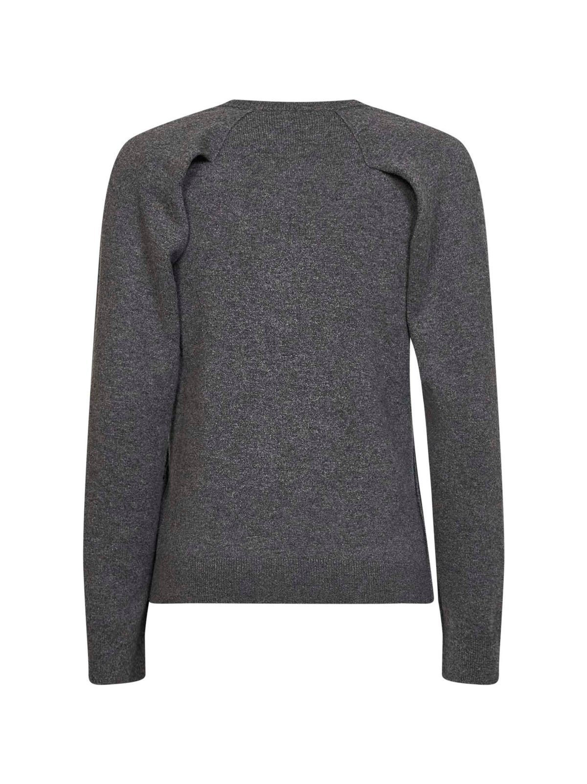 Jil Sander Women Basalt Cashmere Sweater With Cut-Outs JIL SANDER