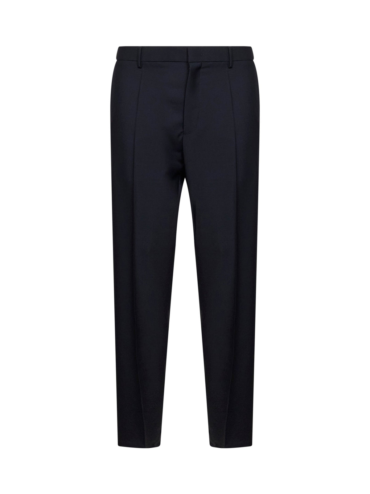 Jil Sander Men Dark Blue Wool And Mohair Tapered Trousers JIL SANDER