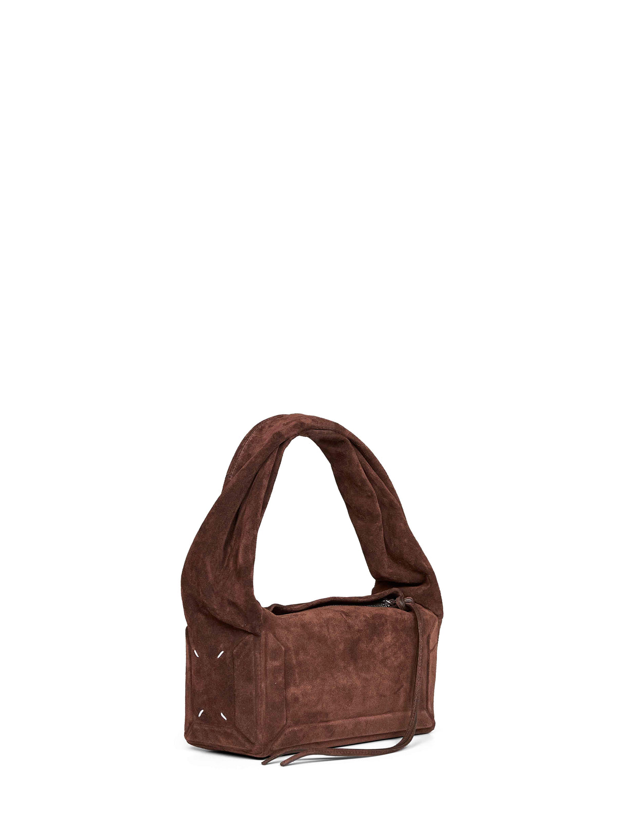Maison Margiela Women Brown Box Bag East West Small Shoulder Bag MAISON MARGIELA