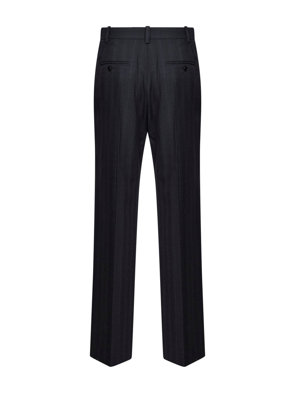 Marant Etoile Women Dark Anthracite Check Virgin Wool Noanda Trousers ISABEL MARANT ETOILE