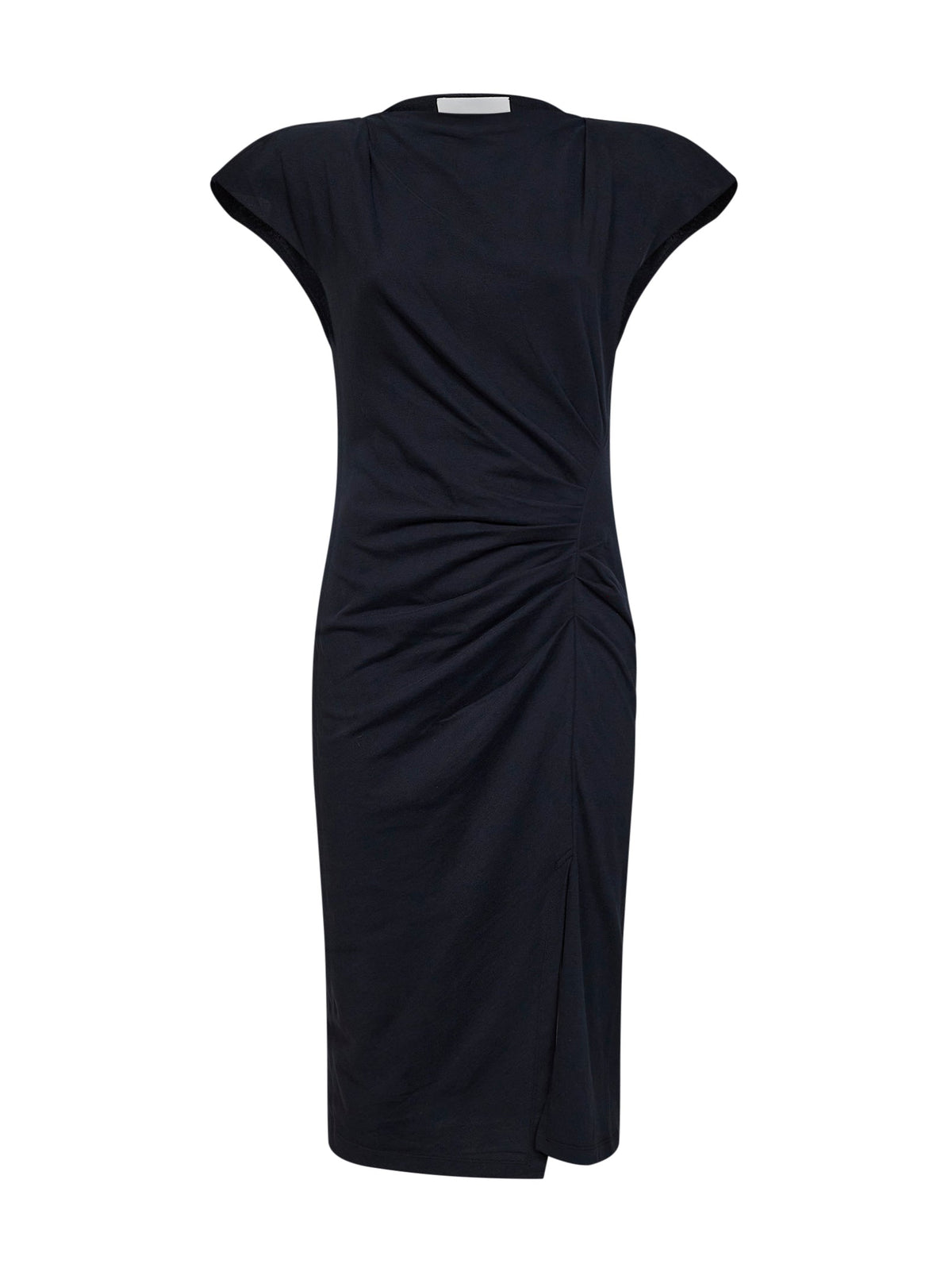 Marant Etoile Women Black Cotton Jersey Nadeline Midi Dress ISABEL MARANT ETOILE