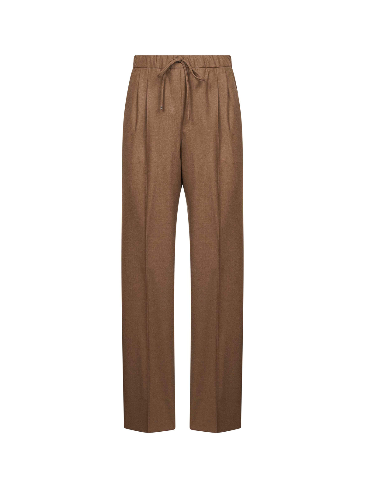 Max Mara Women Tobacco Stretch Cashmere Gatti Drawstring Trousers MAX MARA