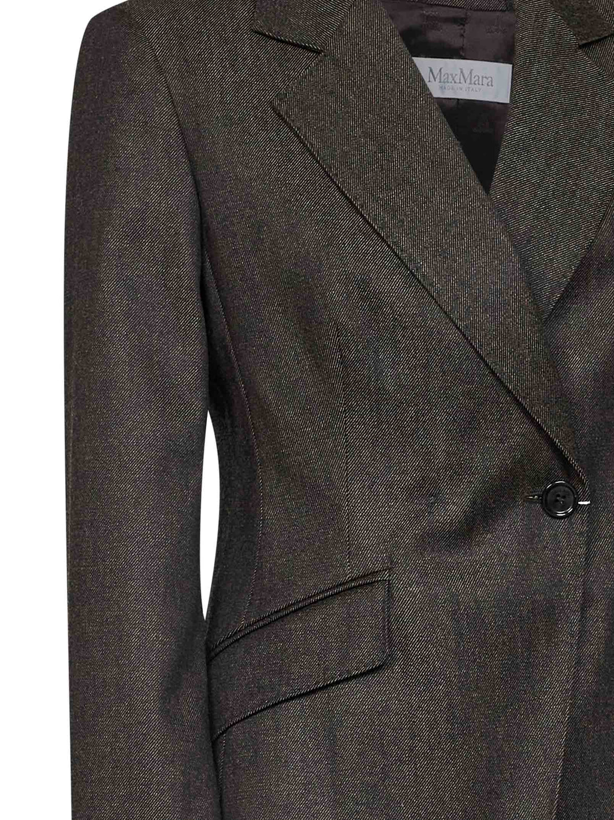 Max Mara Women Brown Xmneutro Fitted-Waist Blazer MAX MARA