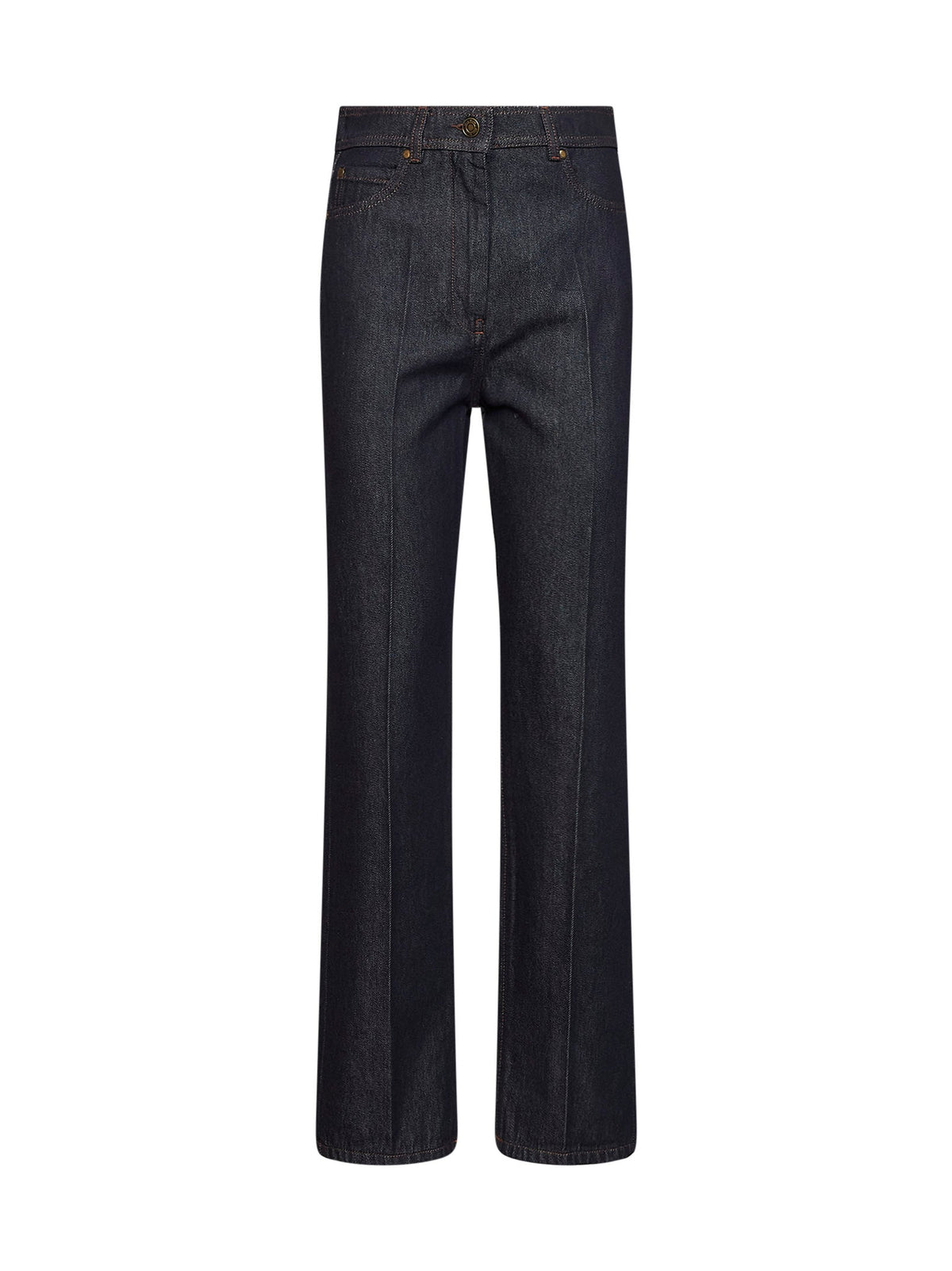 Max Mara Women Midnight Blue Mxmabbono Barrel-Leg Jeans MAX MARA