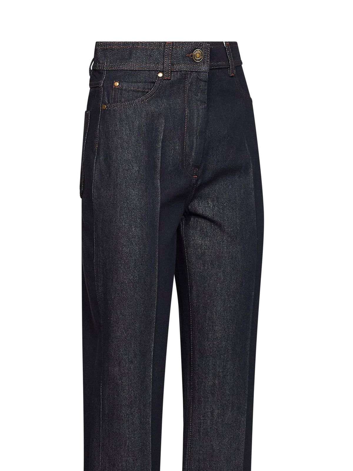 Max Mara Women Midnight Blue Mxmabbono Barrel-Leg Jeans MAX MARA