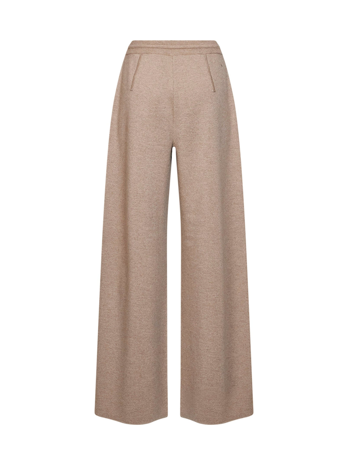 Max Mara Women Beige Mxsfunale Wide-Leg Trousers MAX MARA