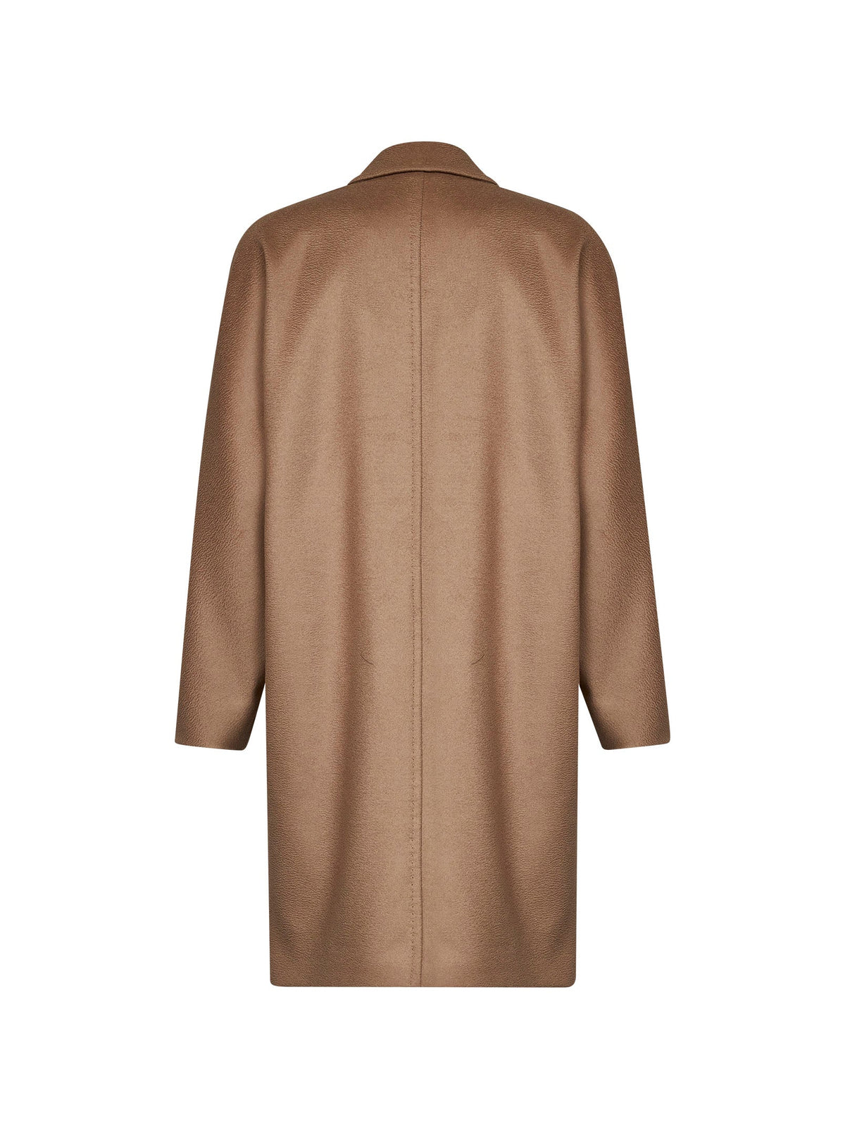Max Mara Studio Women Camel Mstmastro Double-Breasted Midi Coat MAX MARA STUDIO