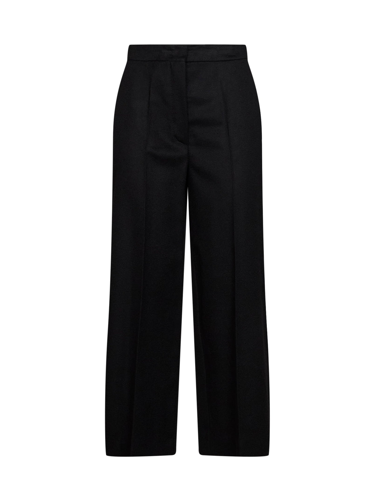 Max Mara Studio Women Black Wool Mstmarengo Culotte Trousers MAX MARA STUDIO