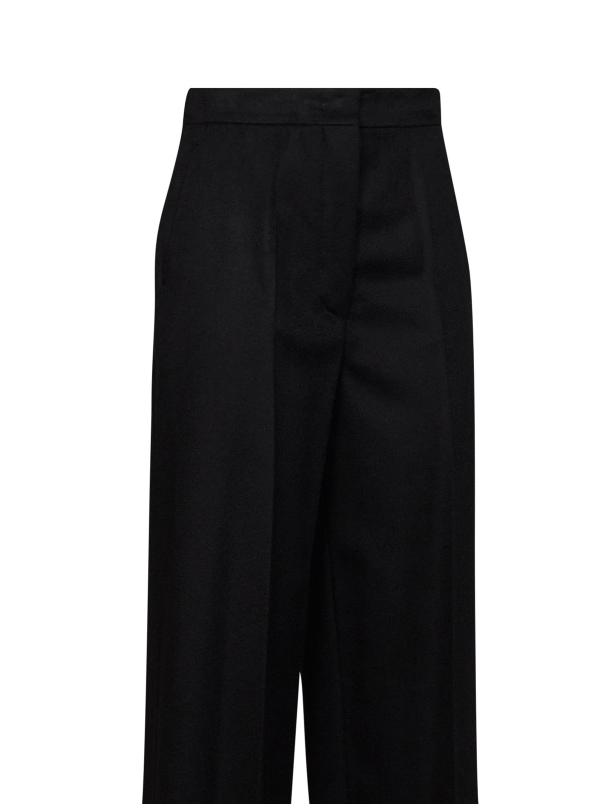 Max Mara Studio Women Black Wool Mstmarengo Culotte Trousers MAX MARA STUDIO