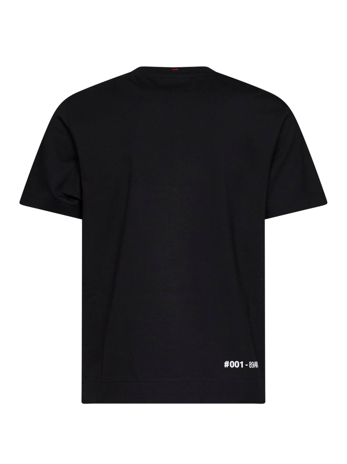 Moncler Grenoble Men Black Stretch Cotton Jersey Logo T-Shirt MONCLER GRENOBLE
