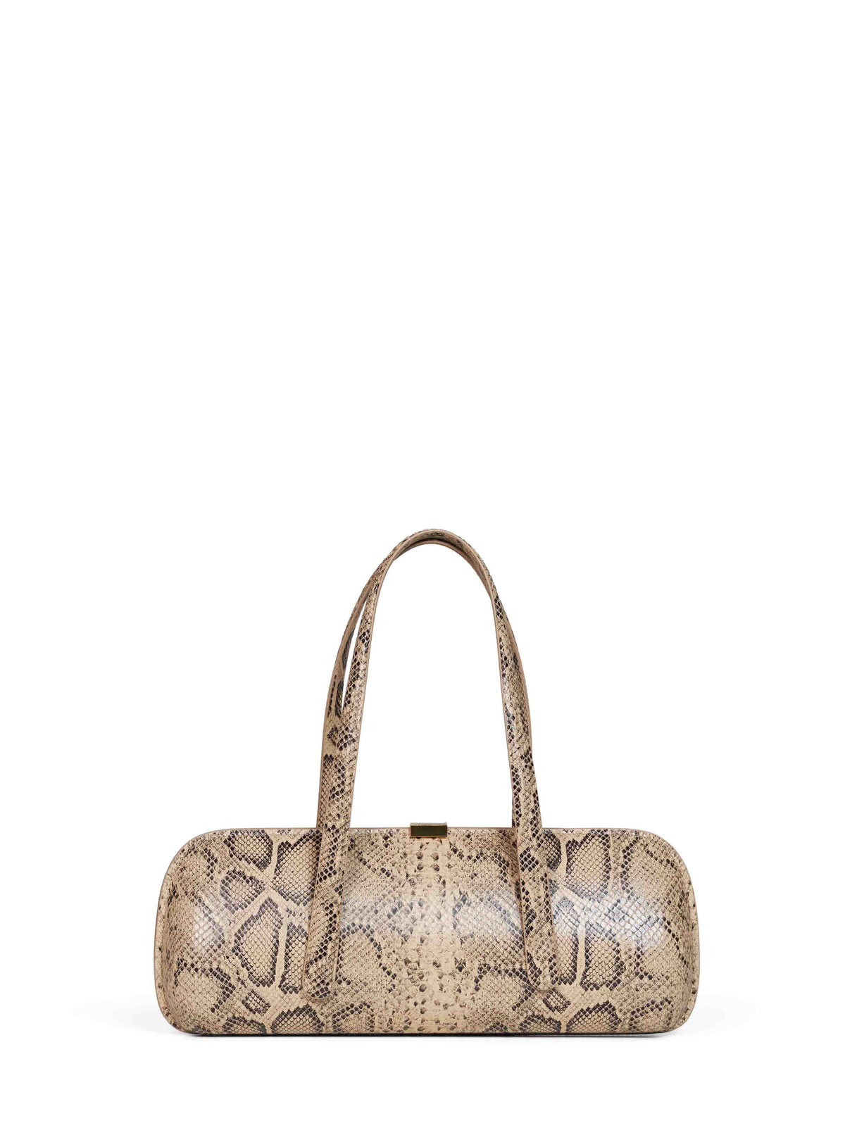 Mugler Women Beige Snake Aurora Handbag MUGLER