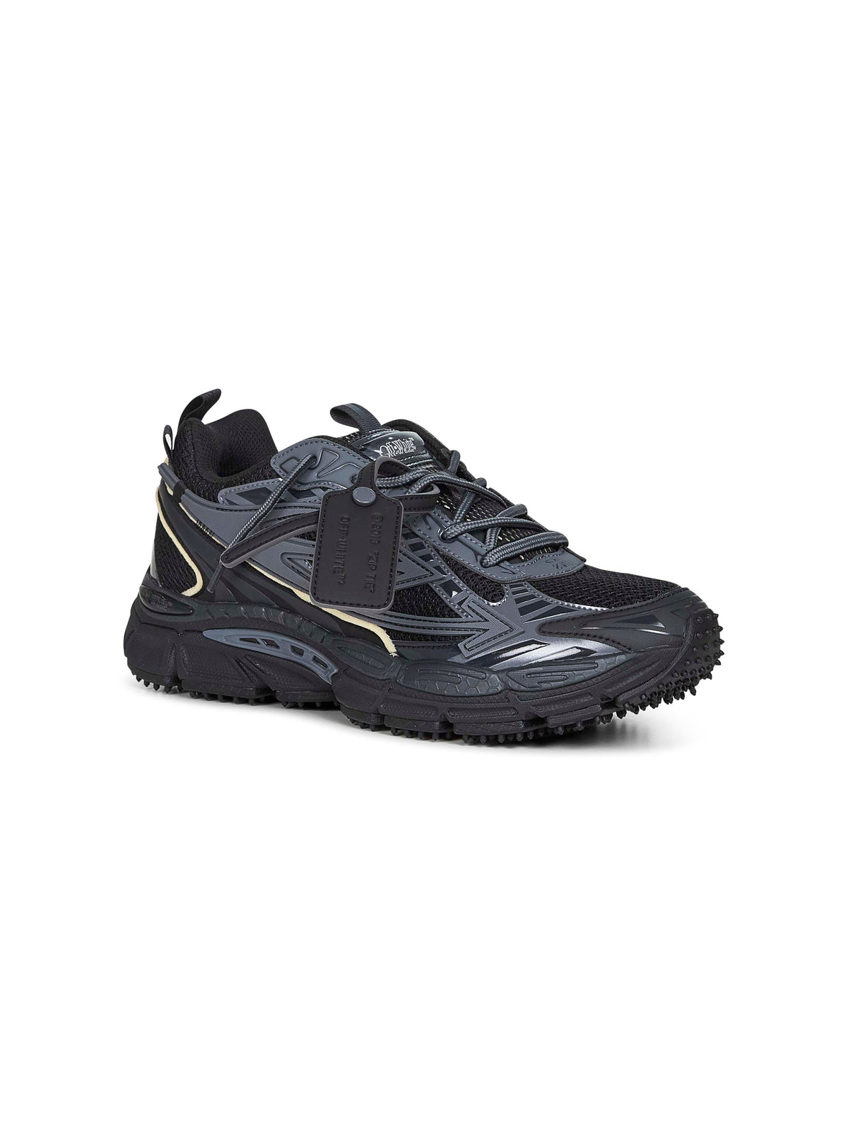 Off White Men Black Be Right Back Sneakers OFF-WHITE