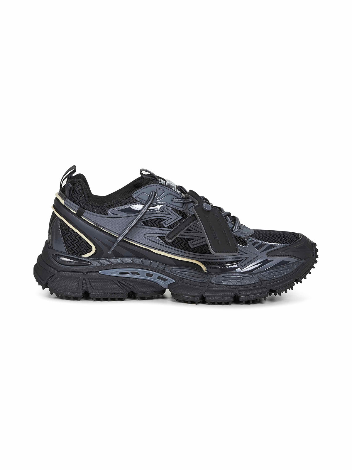 Off White Men Black Be Right Back Sneakers OFF-WHITE