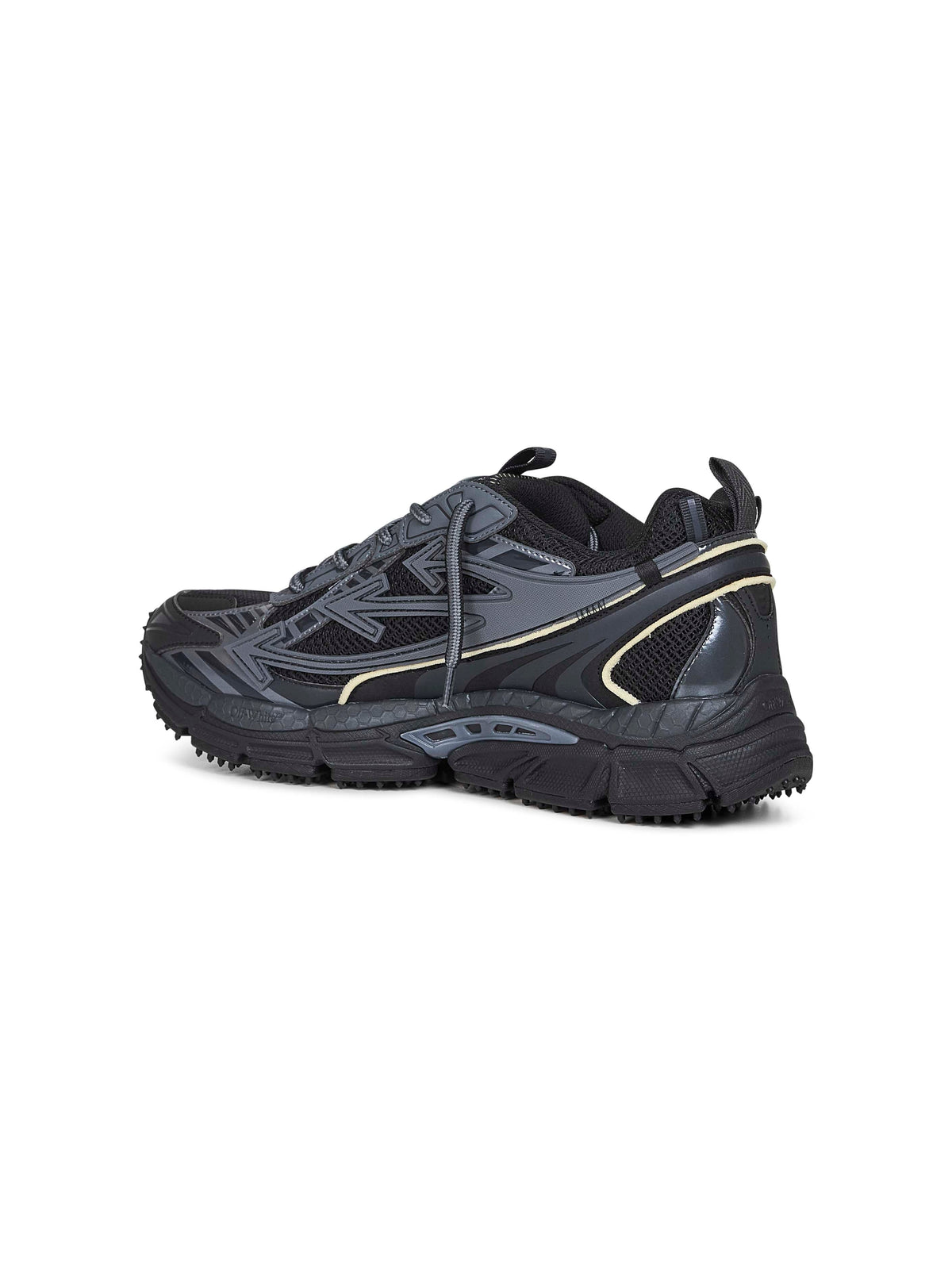 Off White Men Black Be Right Back Sneakers OFF-WHITE