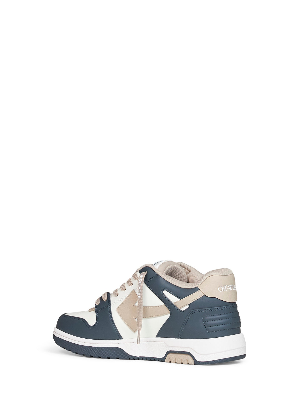 Off White Men Green And Beige Out Of Office Sneakers OFF-WHITE